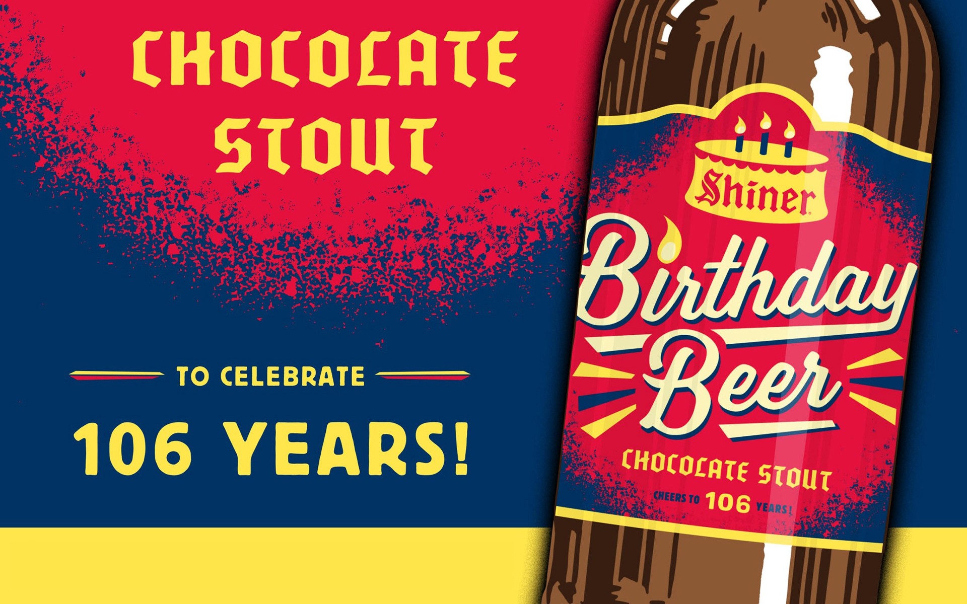 General 1920x1200 Shiner chocolate birthday digital art beer text drink celebrations cake
