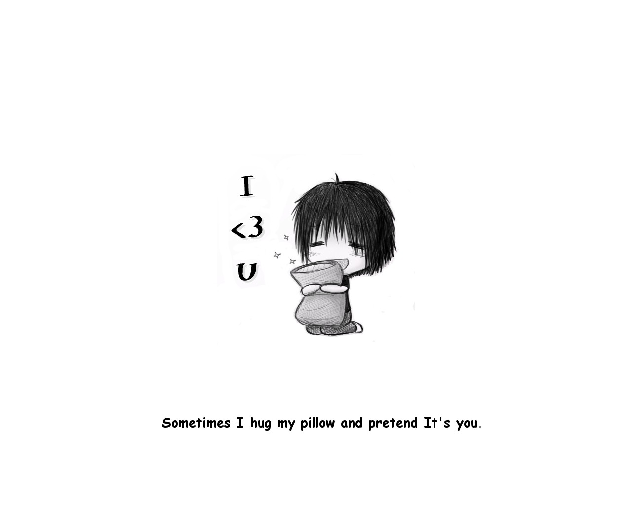 General 1280x1024 love drawing simple background white background pillow monochrome artwork