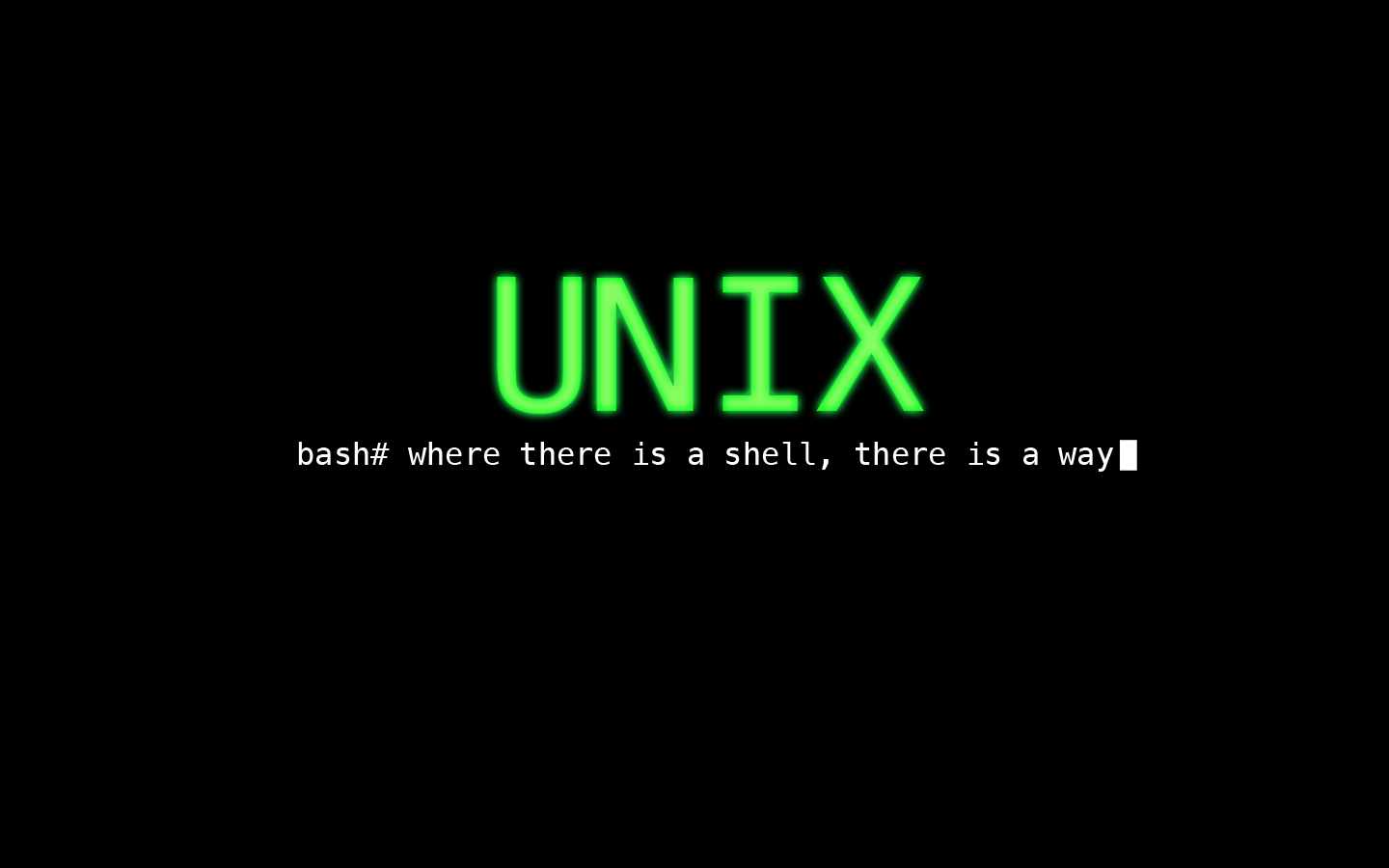 General 1440x900 Unix simple background typography black background