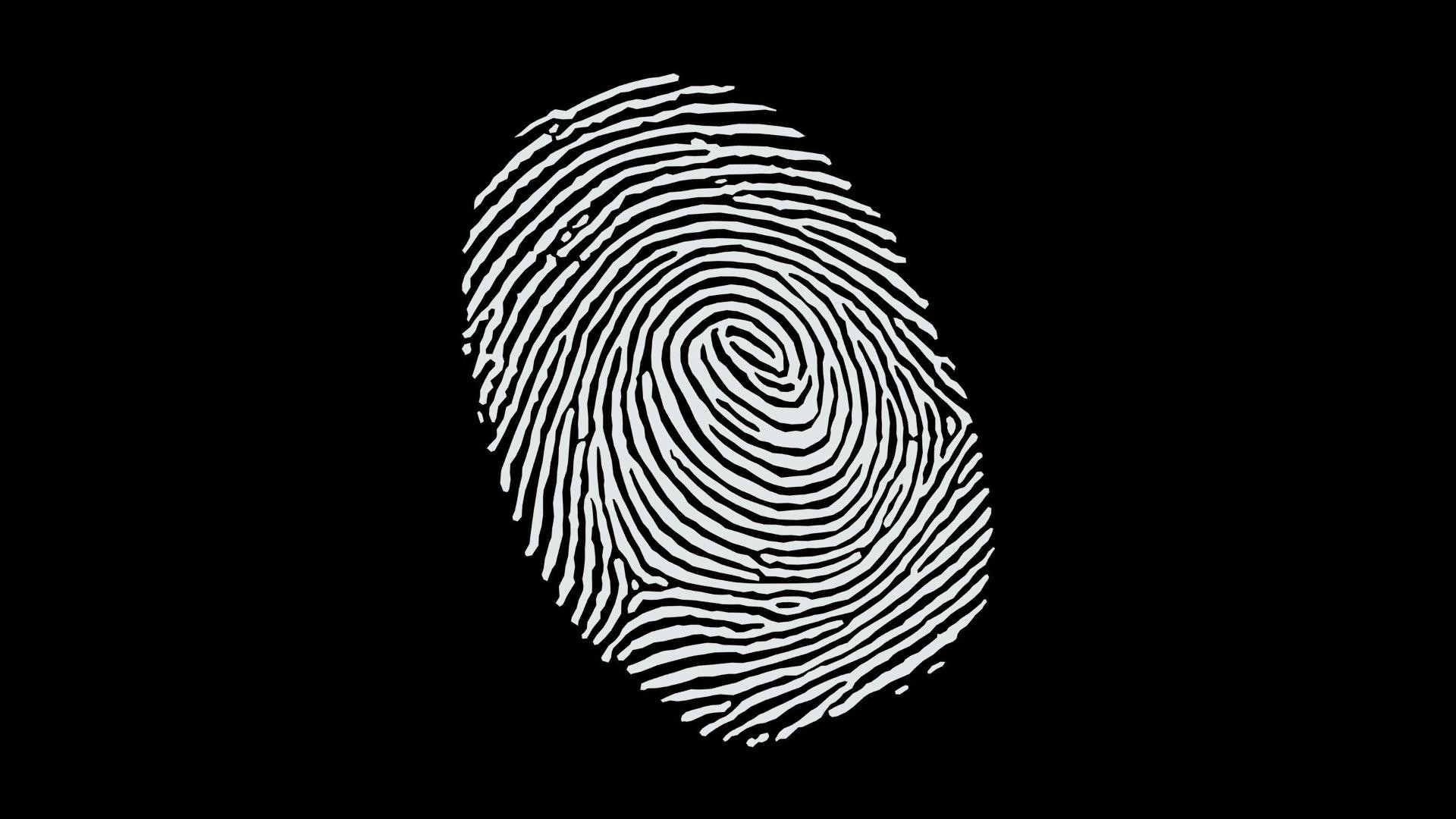 General 1920x1080 minimalism black background black white abstract monochrome fingerprints