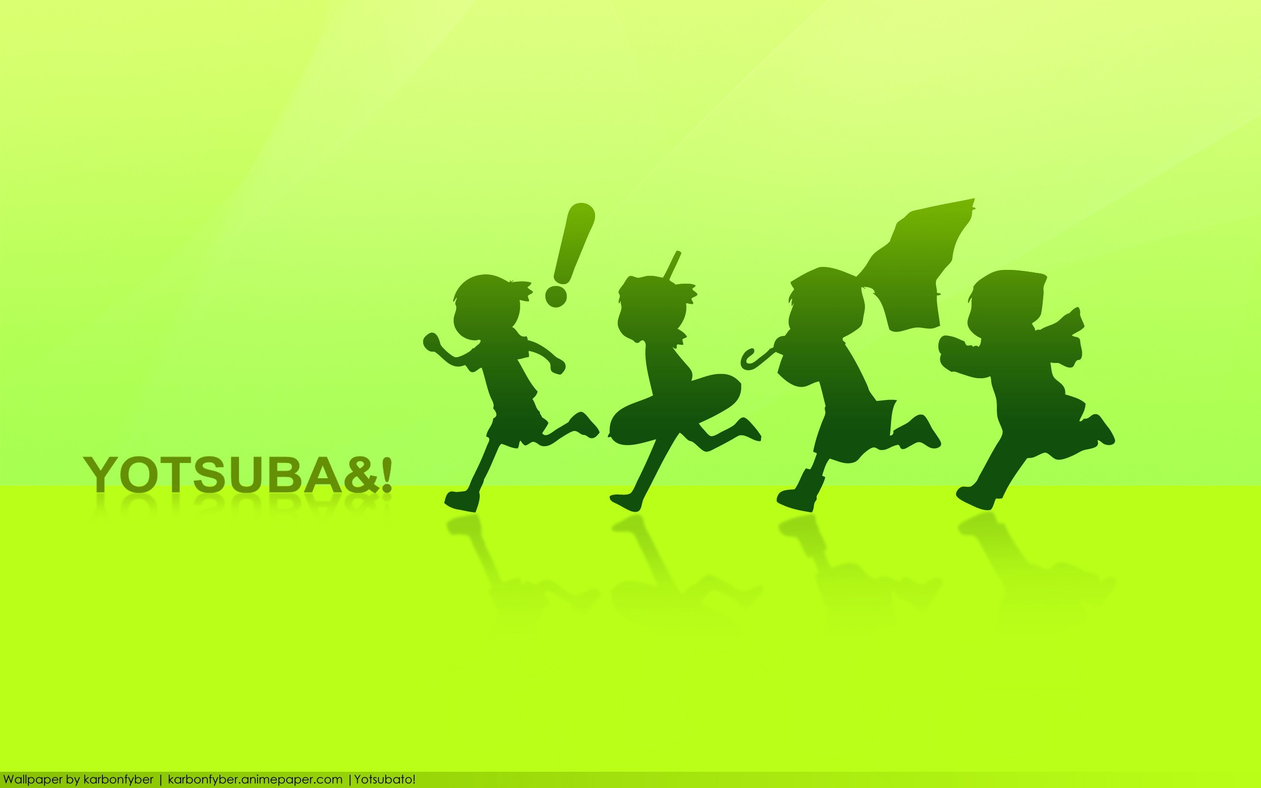 Anime 2560x1600 anime anime girls simple background green gradient green background running typography
