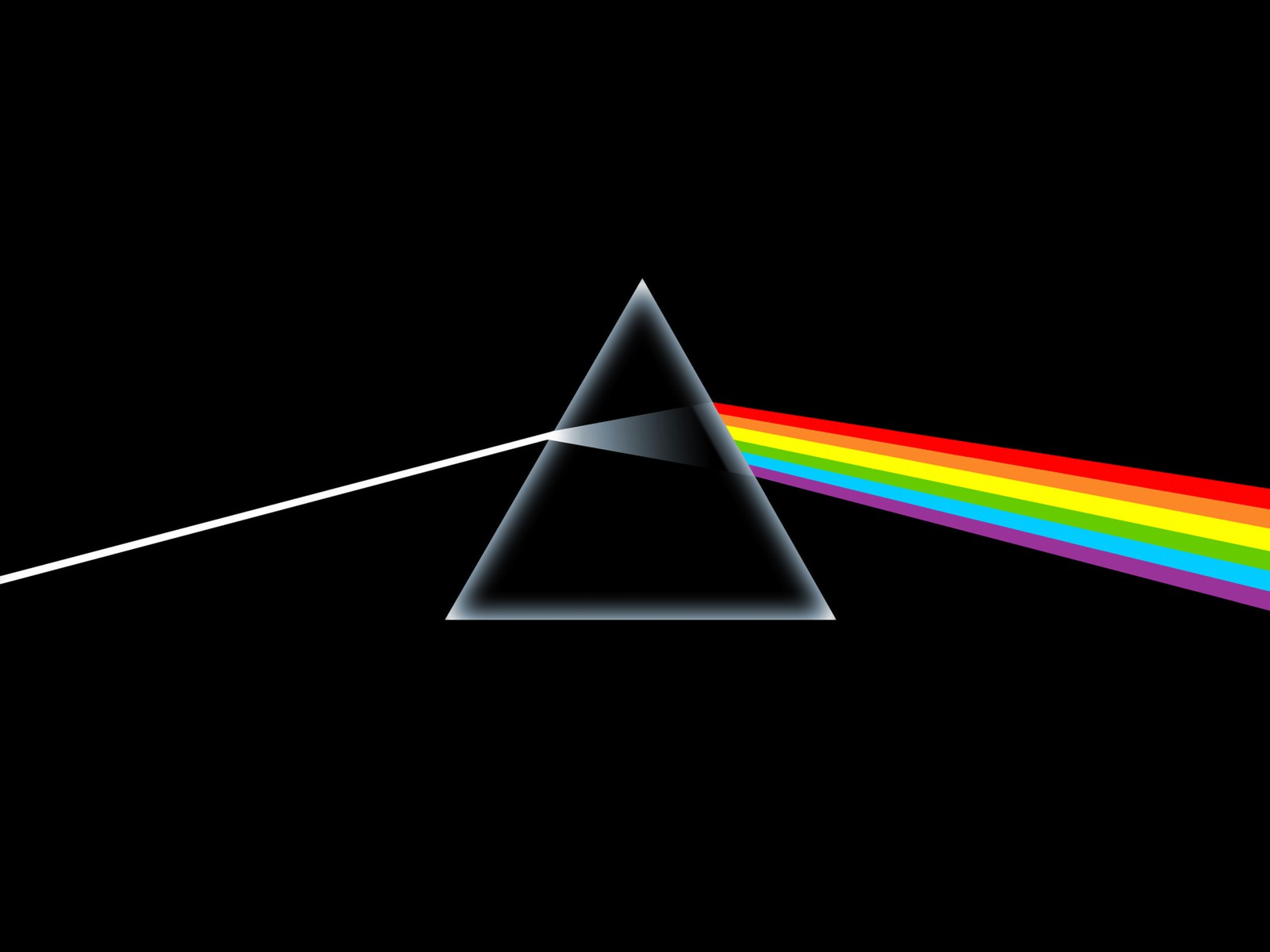 General 1600x1200 music Pink Floyd triangle simple background