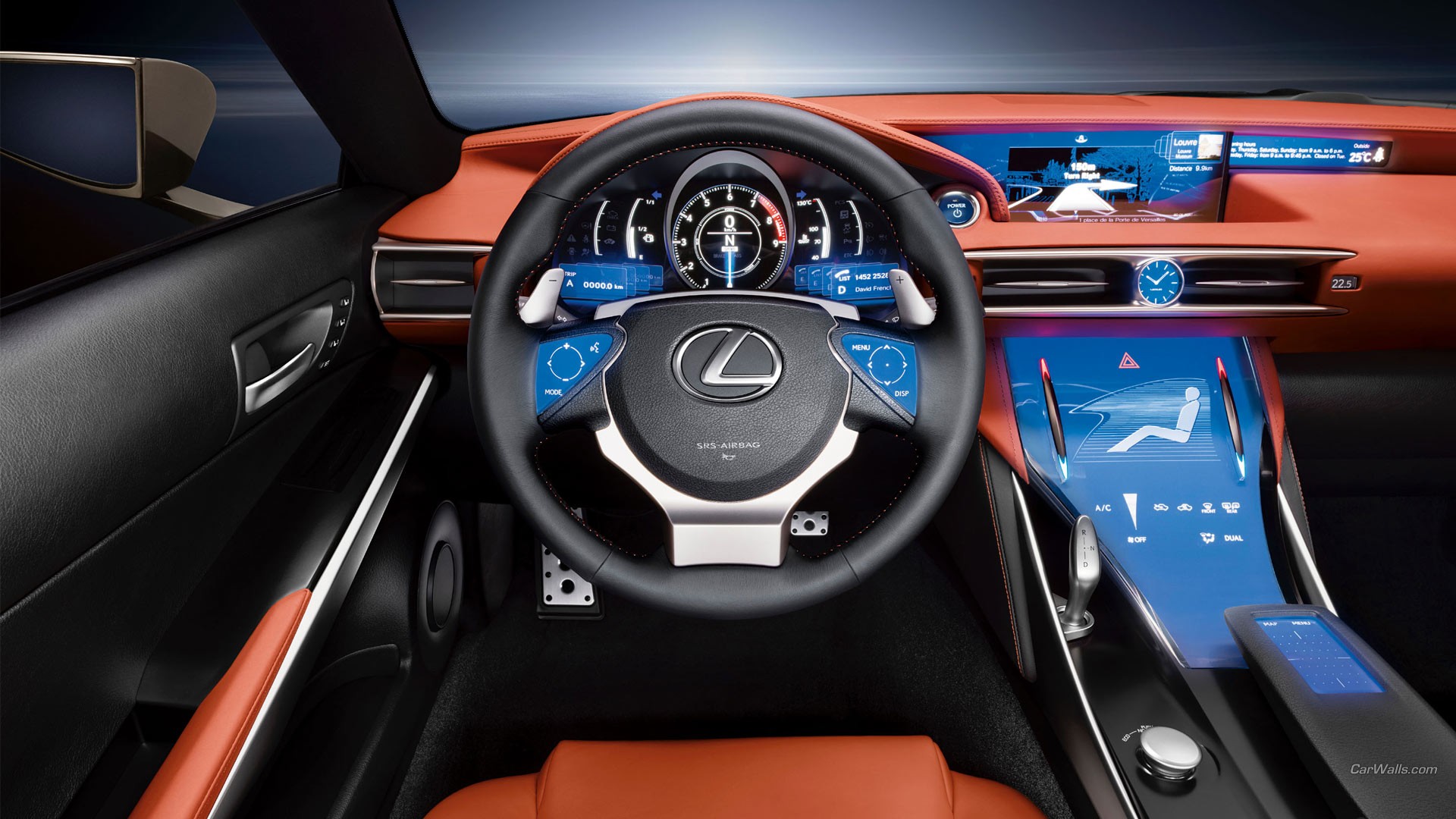 General 1920x1080 Lexus LF-CC concept cars car car interior futuristic Lexus vehicle Japanese cars