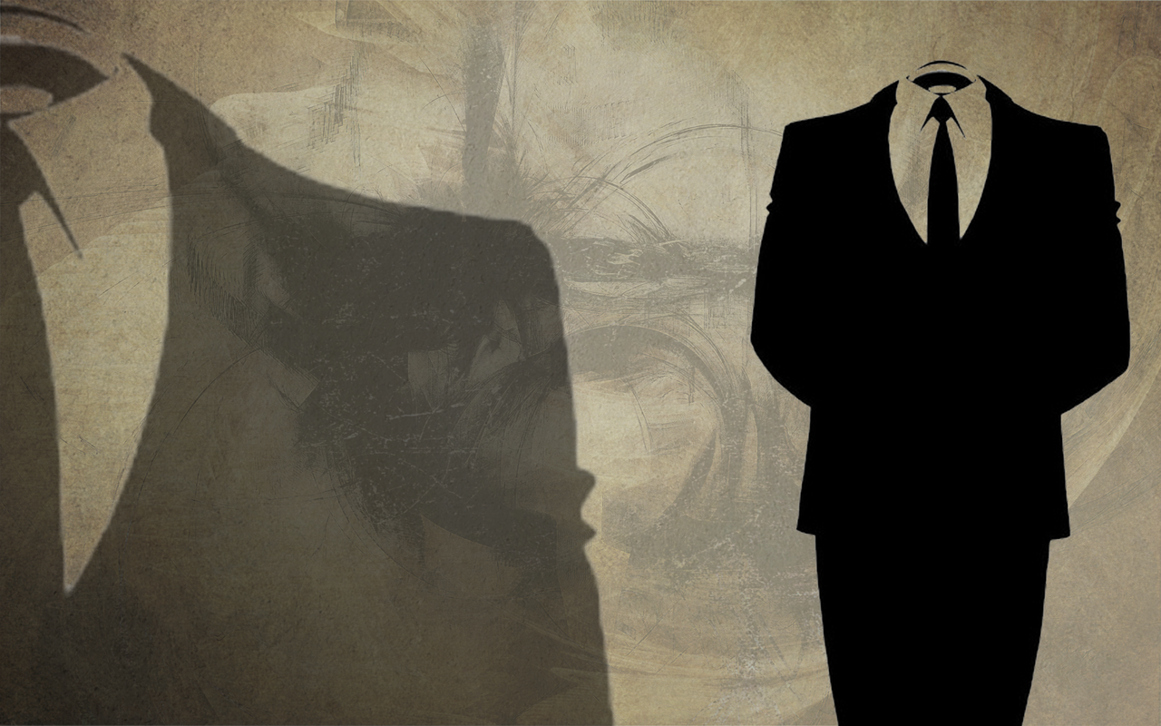 General 1280x800 Anonymous (hacker group) suits tie artwork