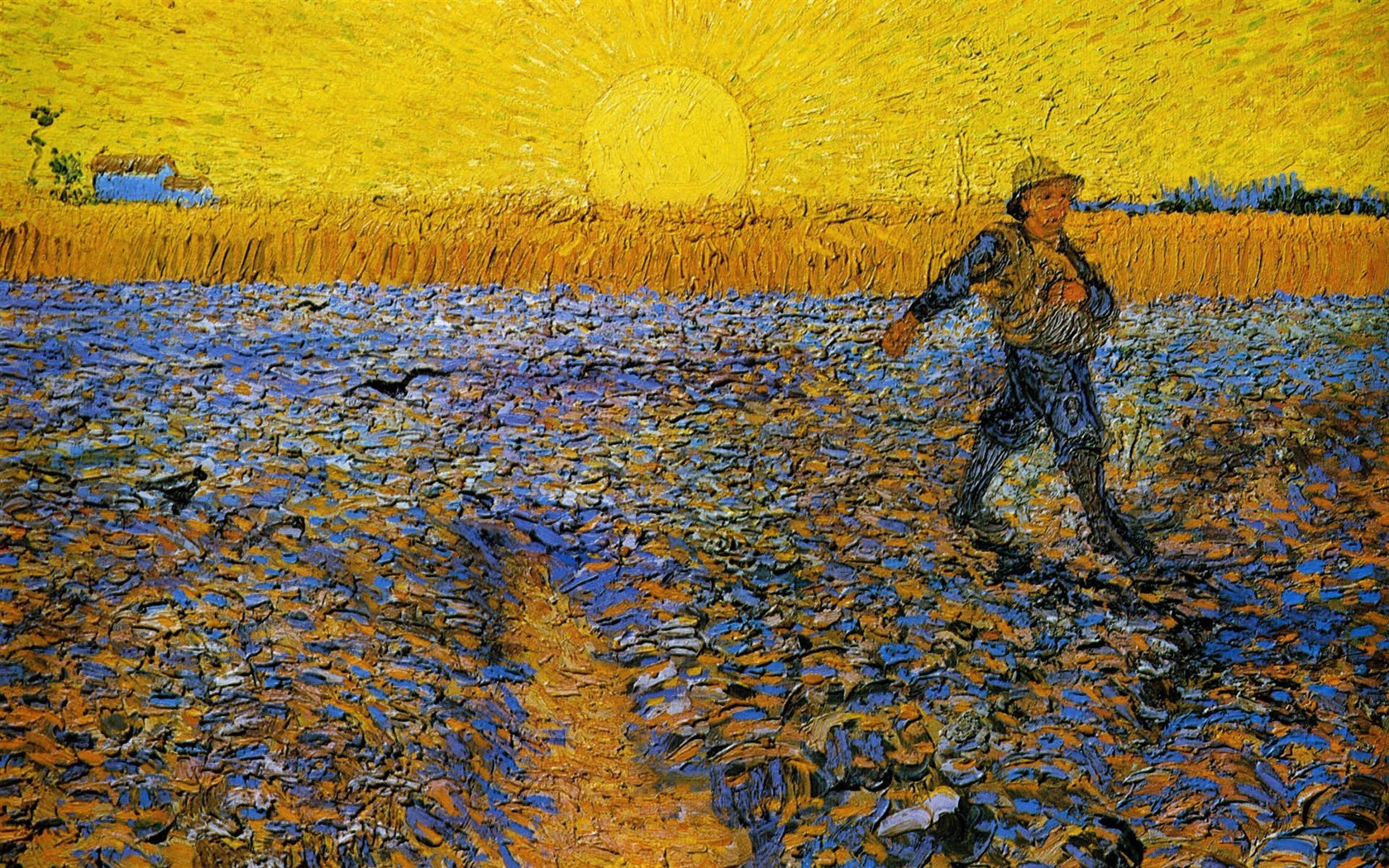 General 1680x1050 Vincent van Gogh painting Sun classic art artwork