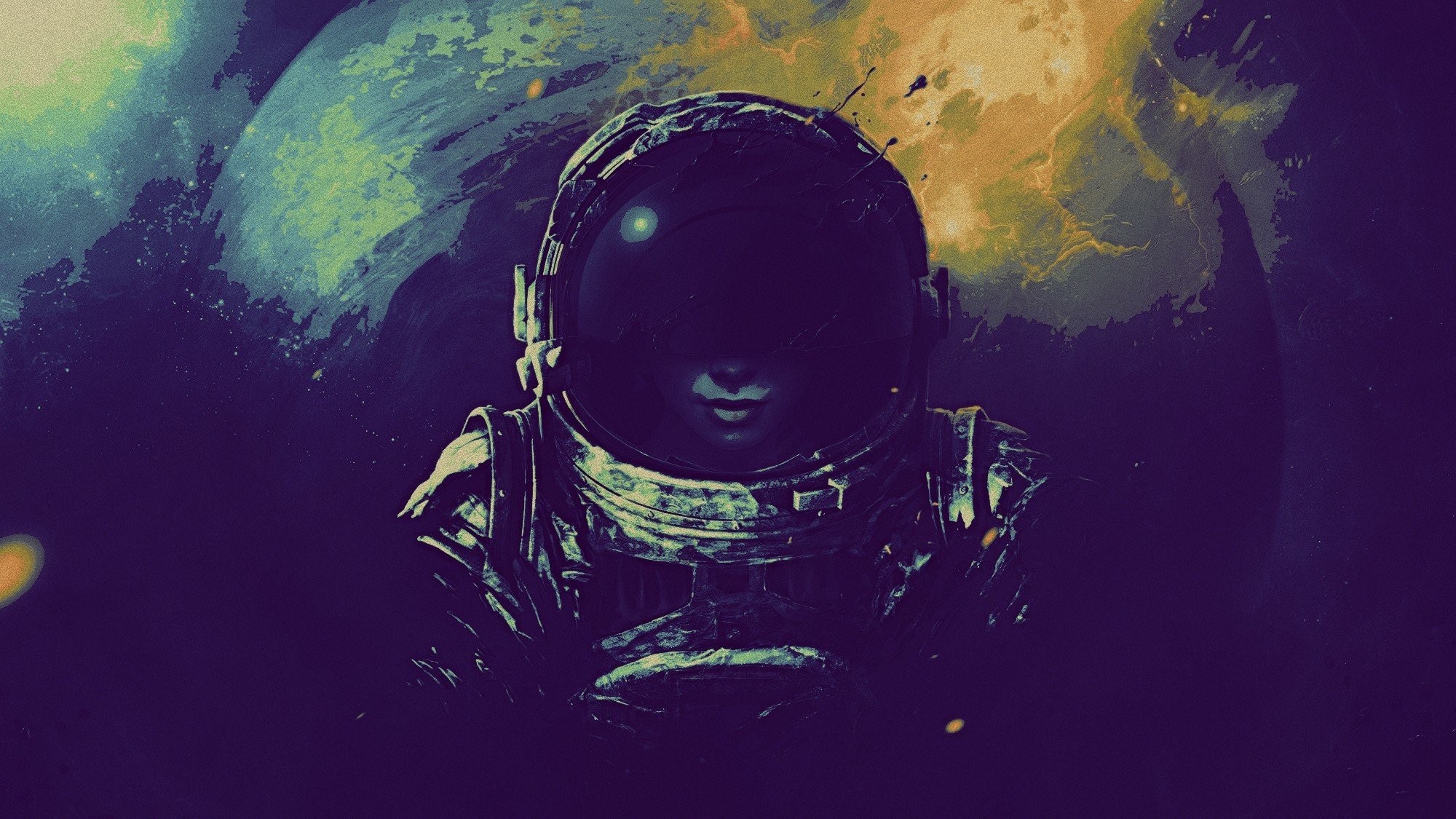 General 2000x1125 astronaut artwork dark space art space