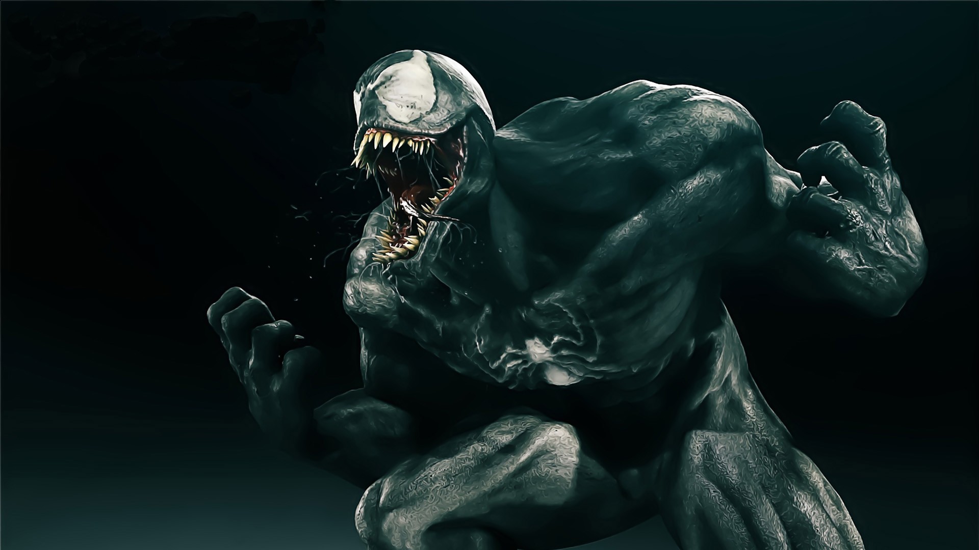 Venom Comics Creature Render Digital Art 19x1080 Wallpaper Wallhaven Cc