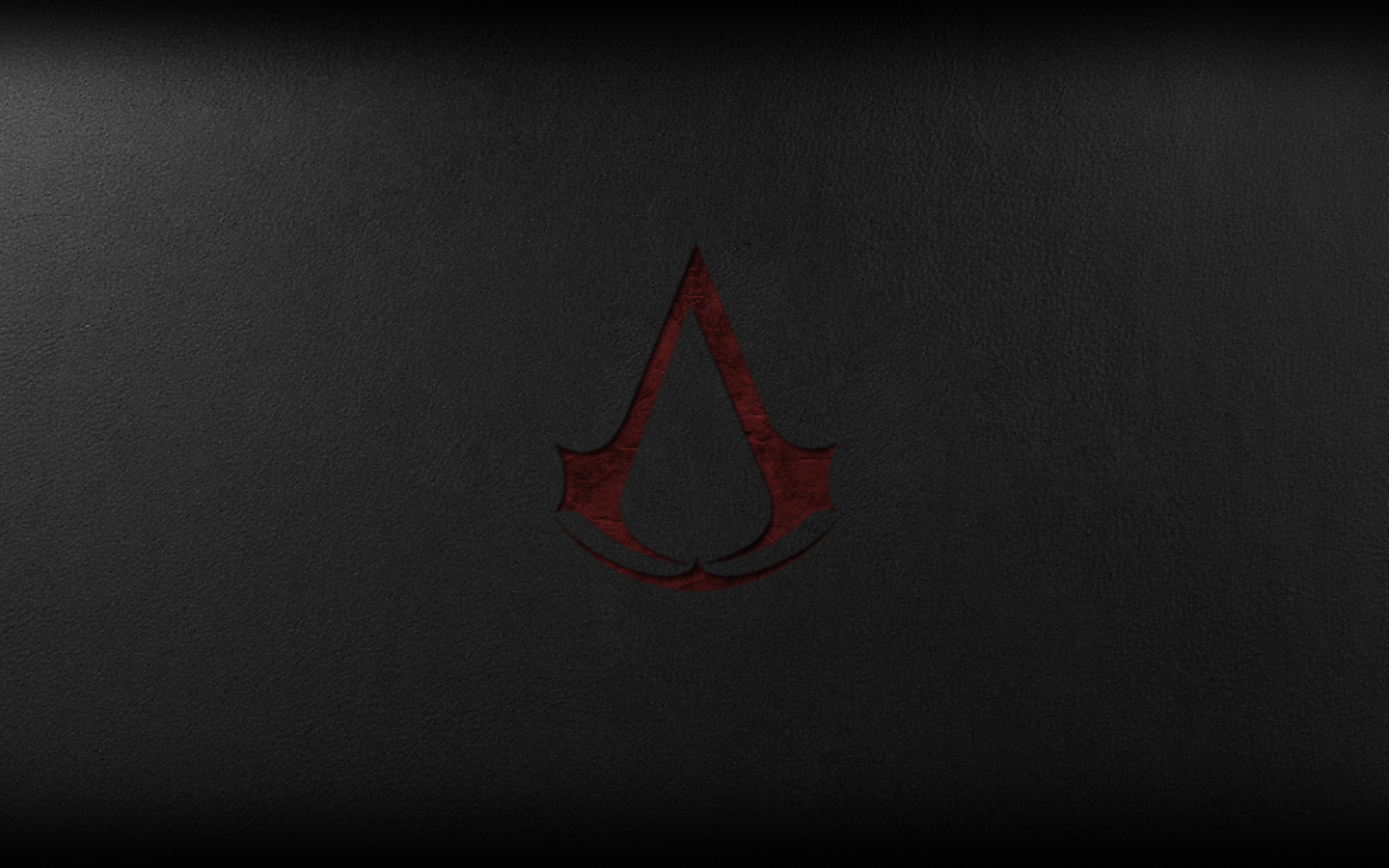 General 1440x900 video games video game art Assassin's Creed logo PC gaming simple background