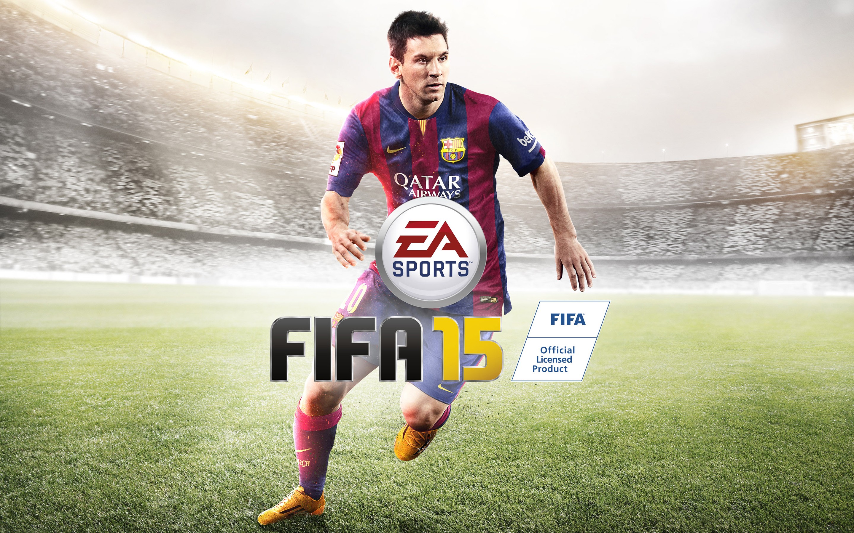 General 2880x1800 Electronic Arts Lionel Messi video games soccer sport Fifa 15 EA Sports men PC gaming FIFA