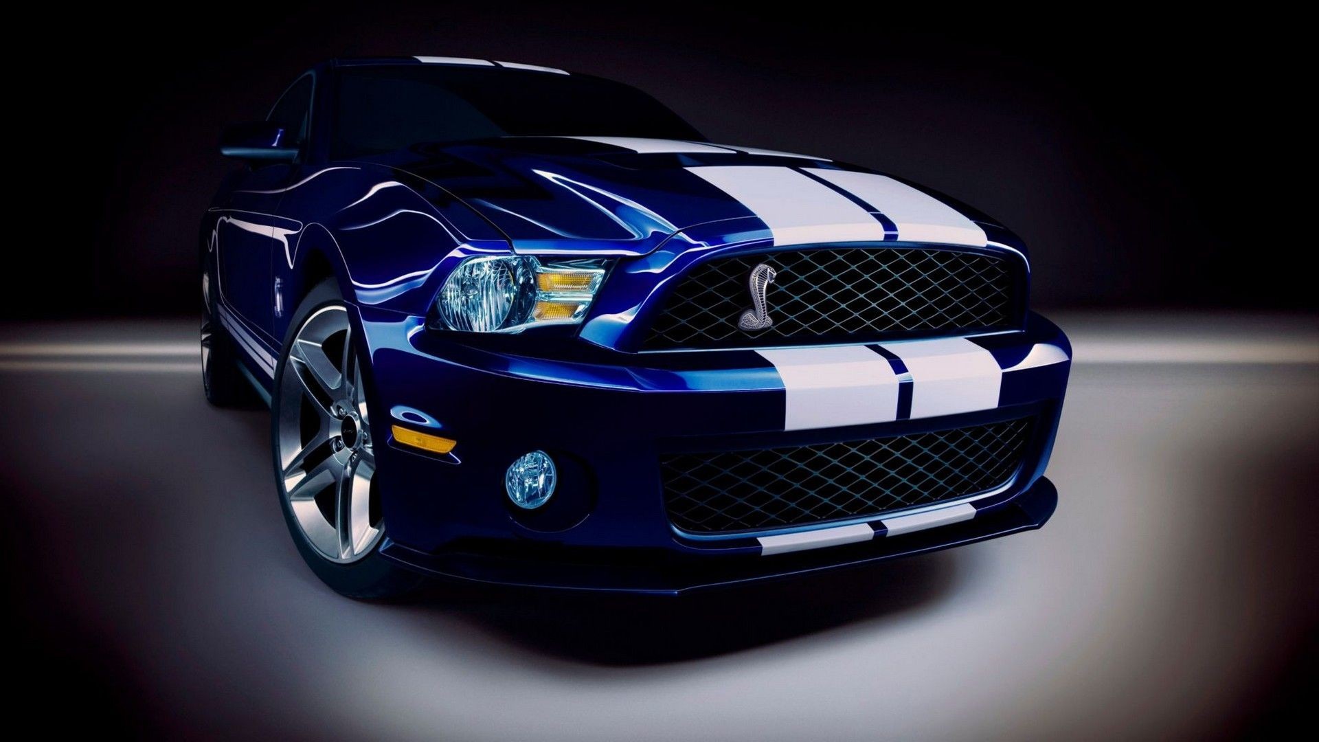 General 1920x1080 car Ford blue cars vehicle Ford Mustang Shelby American cars racing stripes Ford Mustang Shelby simple background