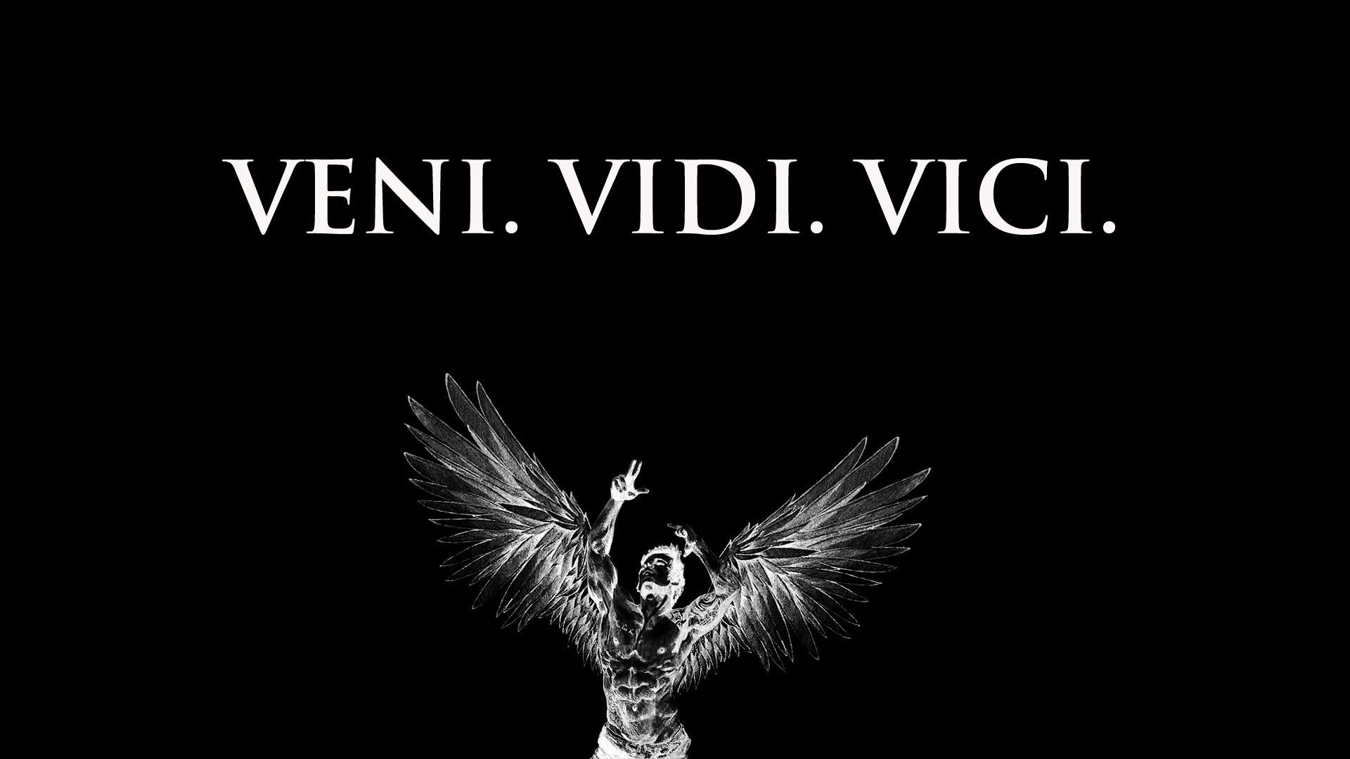 General 1920x1080 quote typography simple background minimalism black background men angel arms up monochrome wings Dark Age