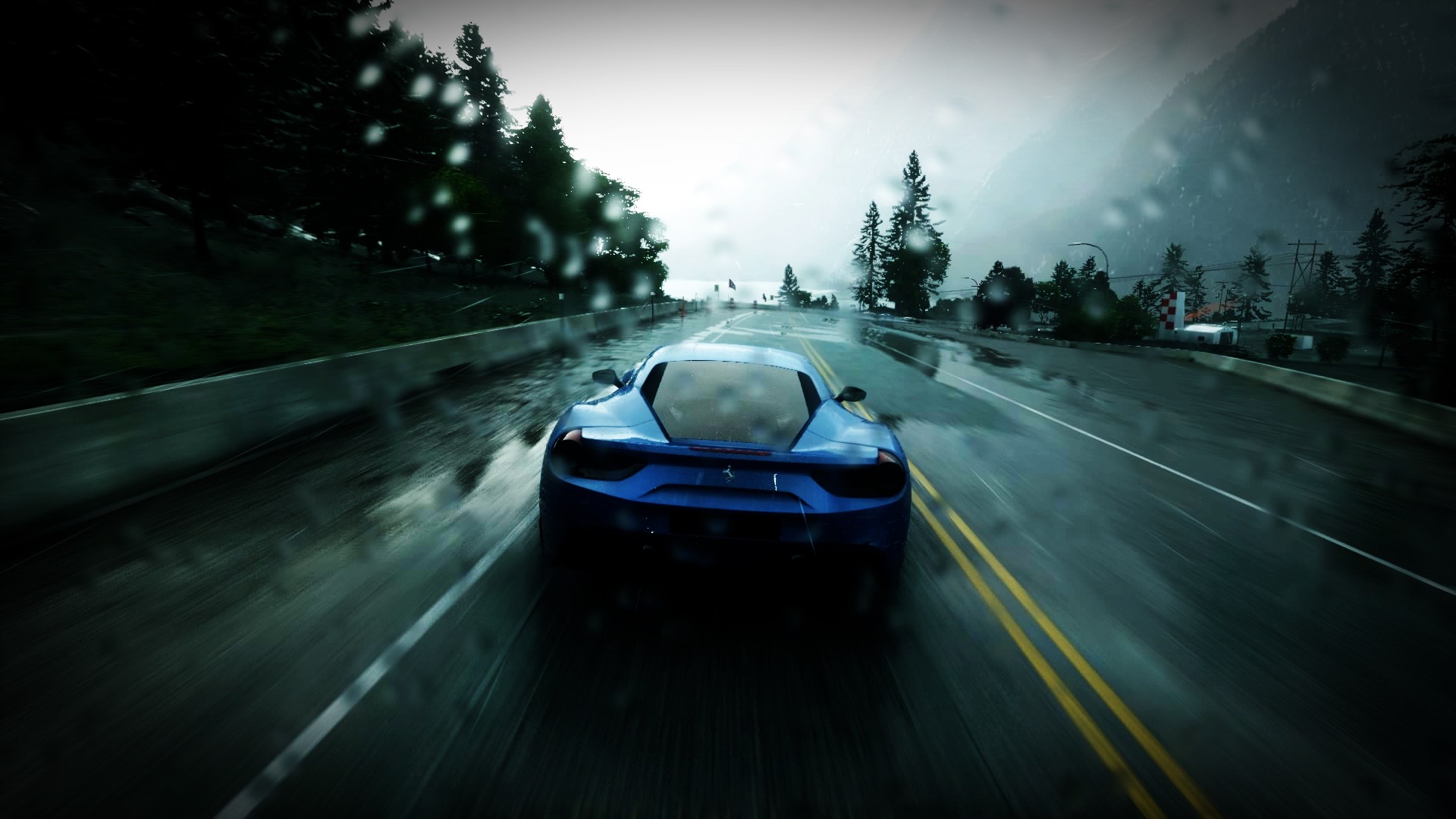 General 1920x1080 car video games screen shot blue cars racing