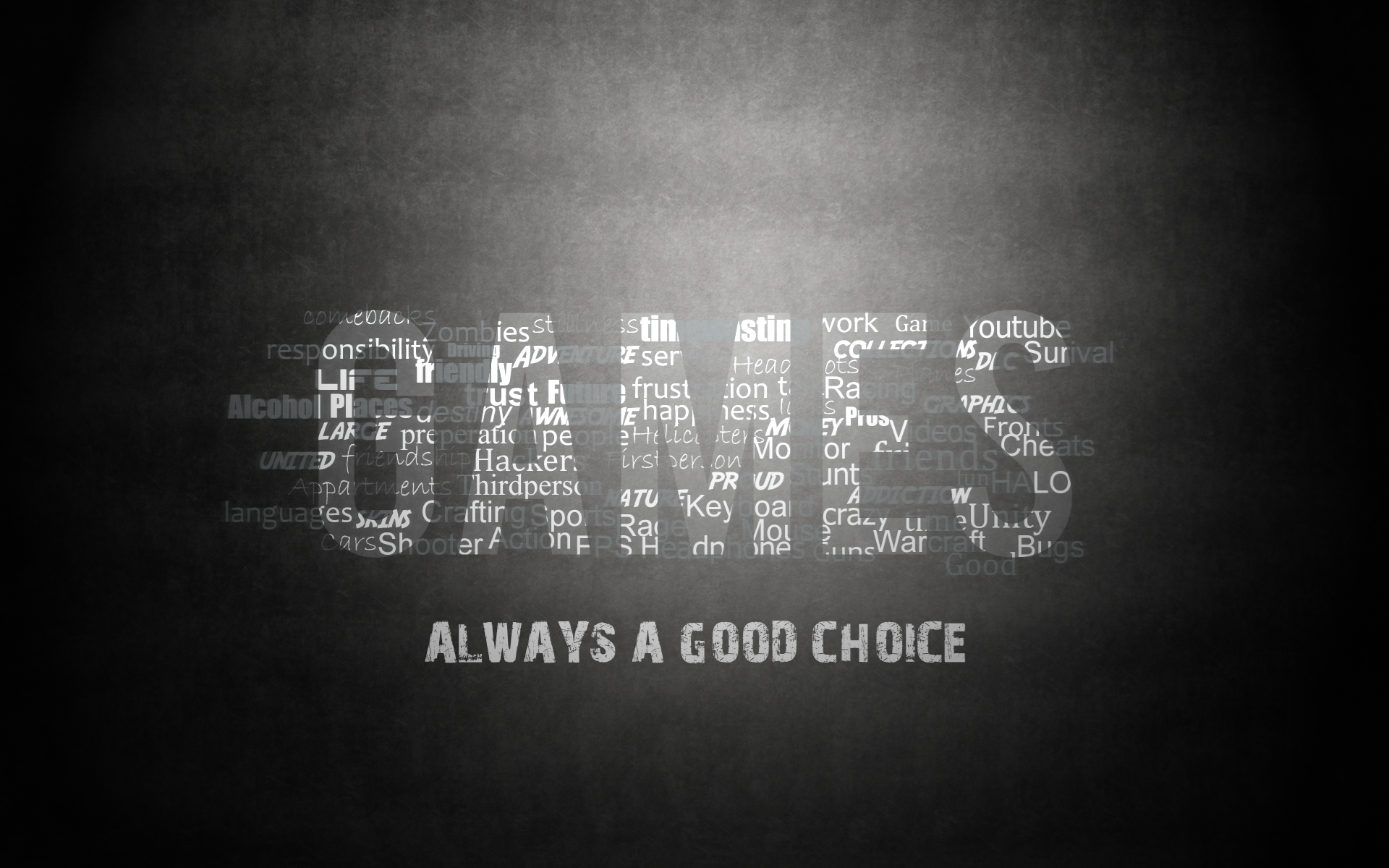 General 1920x1200 quote typography monochrome video games simple background video game art PC gaming