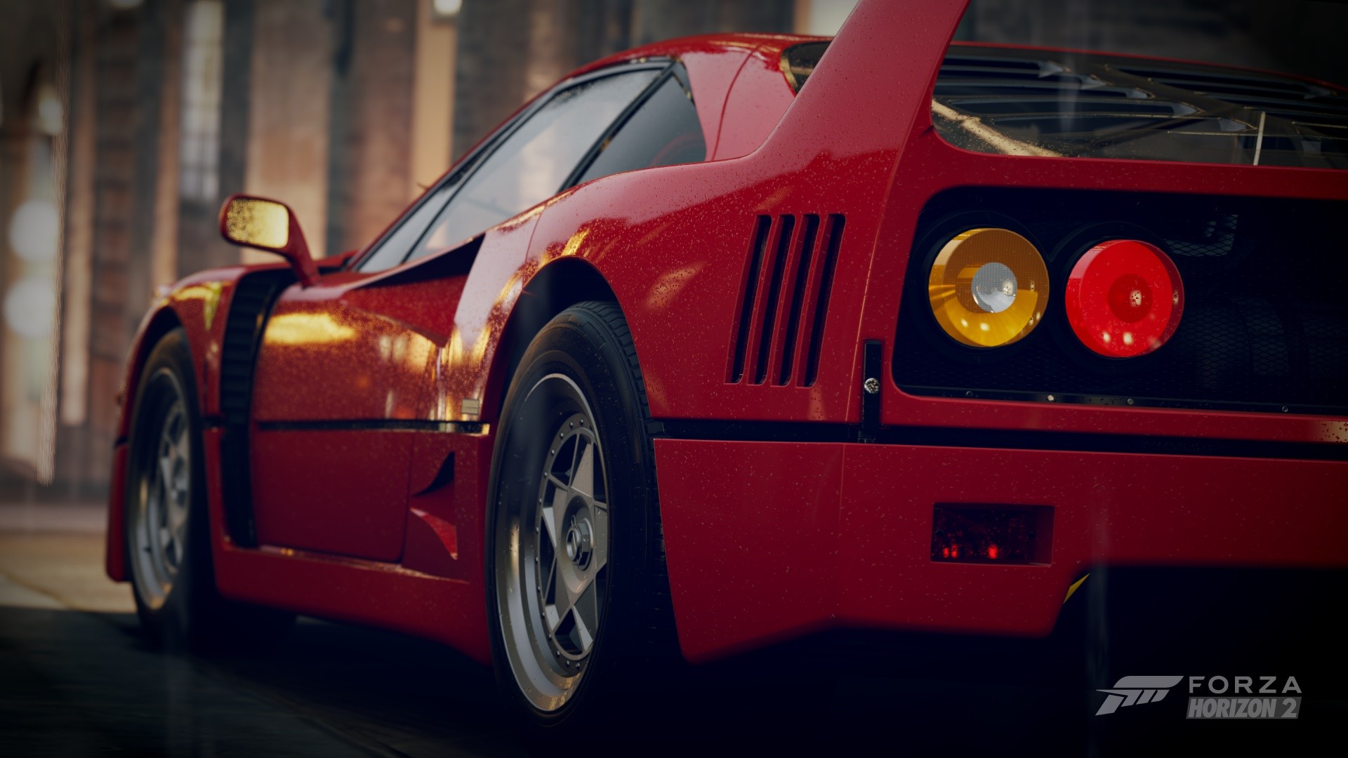 General 1920x1080 Ferrari F40 red cars vignette Forza Horizon 2 video games Ferrari car vehicle