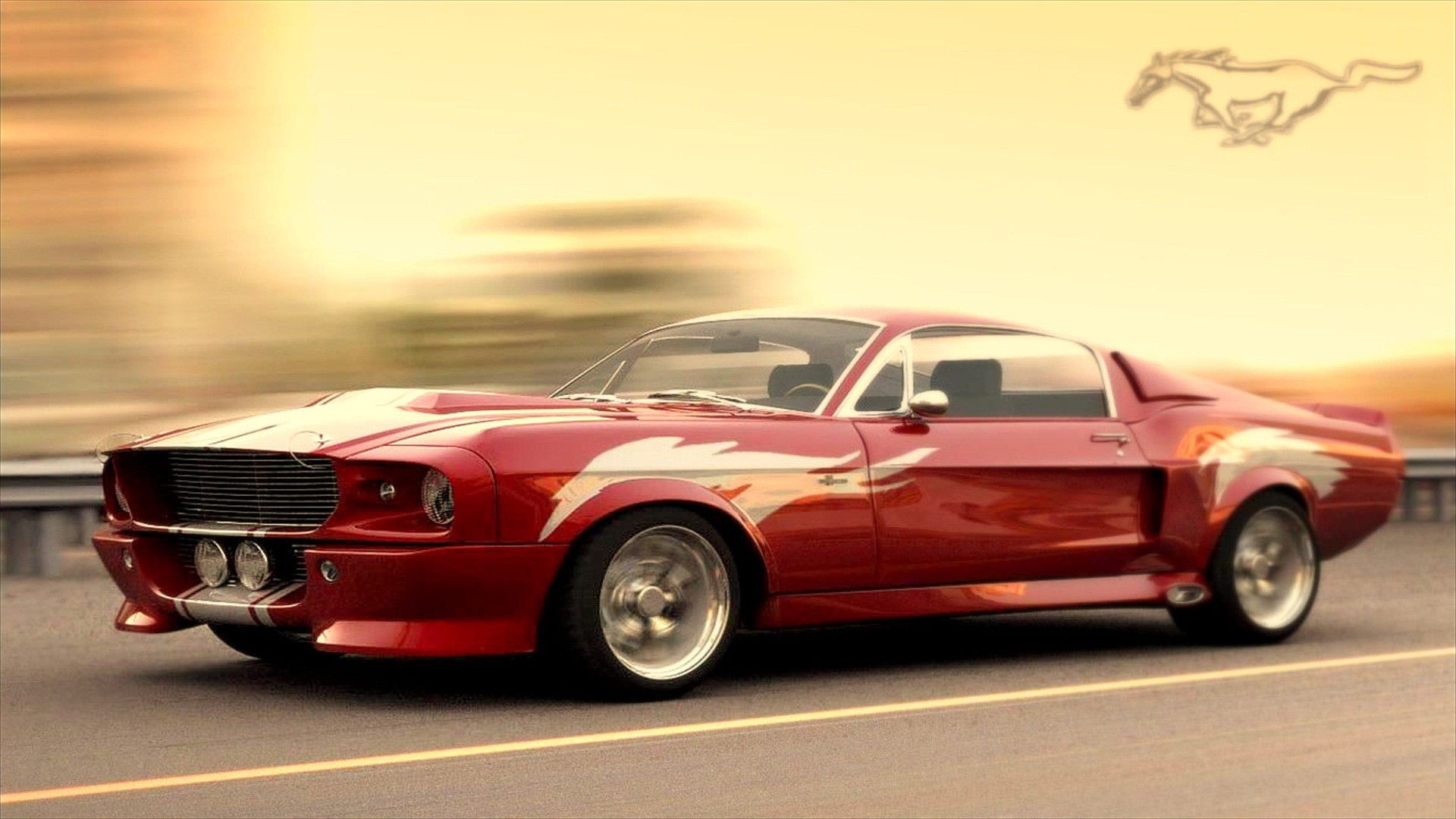 General 1920x1080 car Ford Mustang Ford red cars vehicle muscle cars American cars