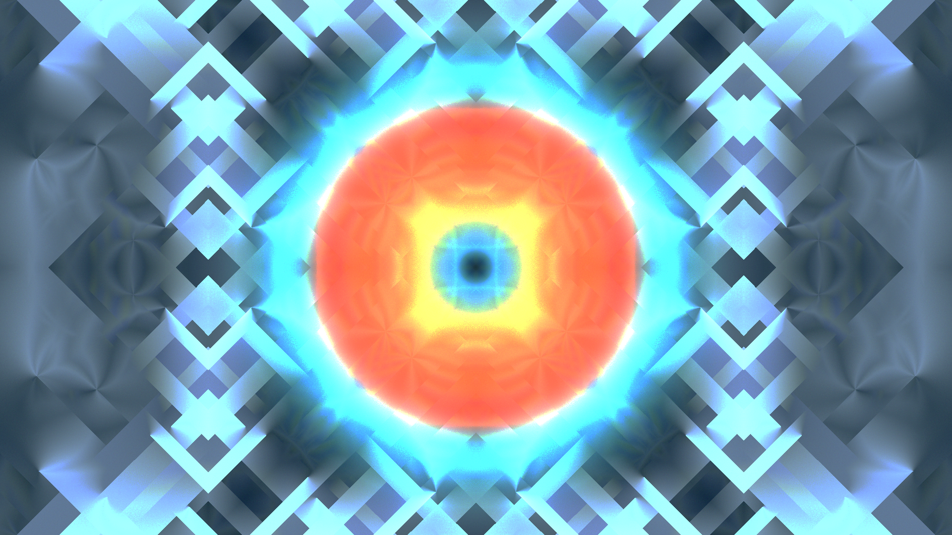 General 1920x1080 abstract digital art texture cyan symmetry