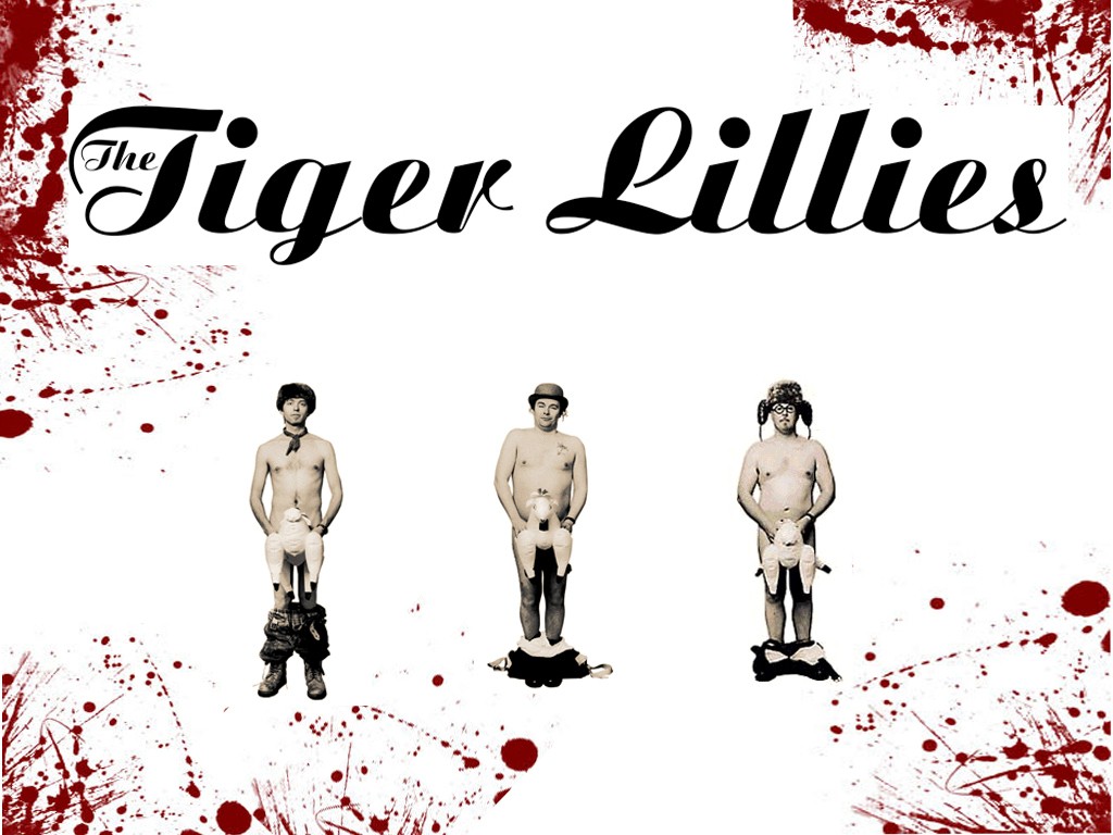 General 1024x768 The Tiger Lillies Brechtian Cabaret nude standing blood blood spatter band