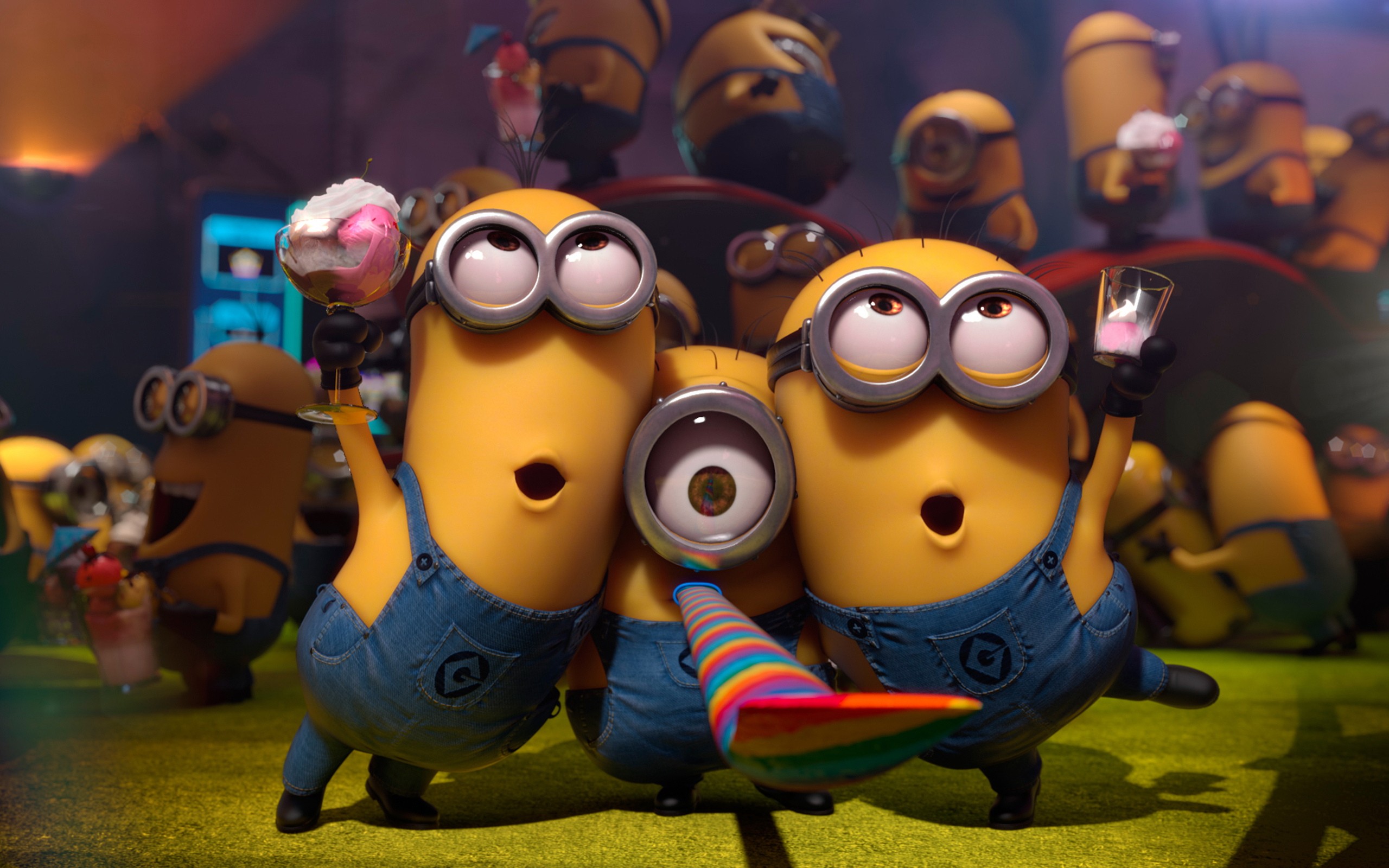General 2560x1600 Despicable Me movies CGI minions animated movies