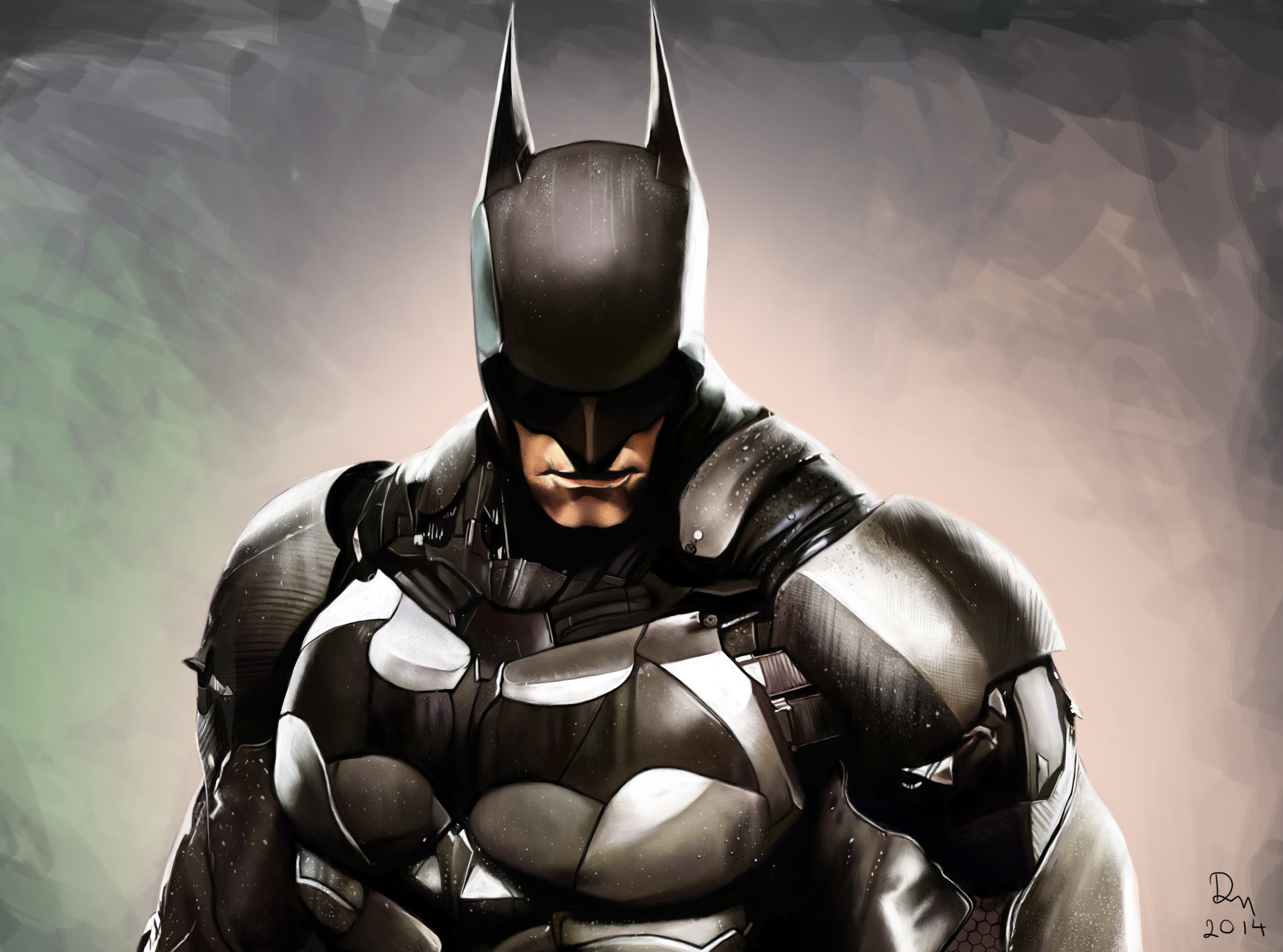 General 3000x2226 Batman: Arkham Knight Batman video games fan art 2014 (Year) video game art