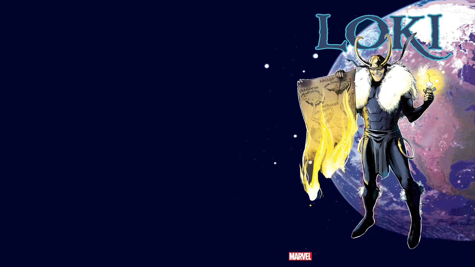 General 1920x1080 Marvel Comics Loki comic art