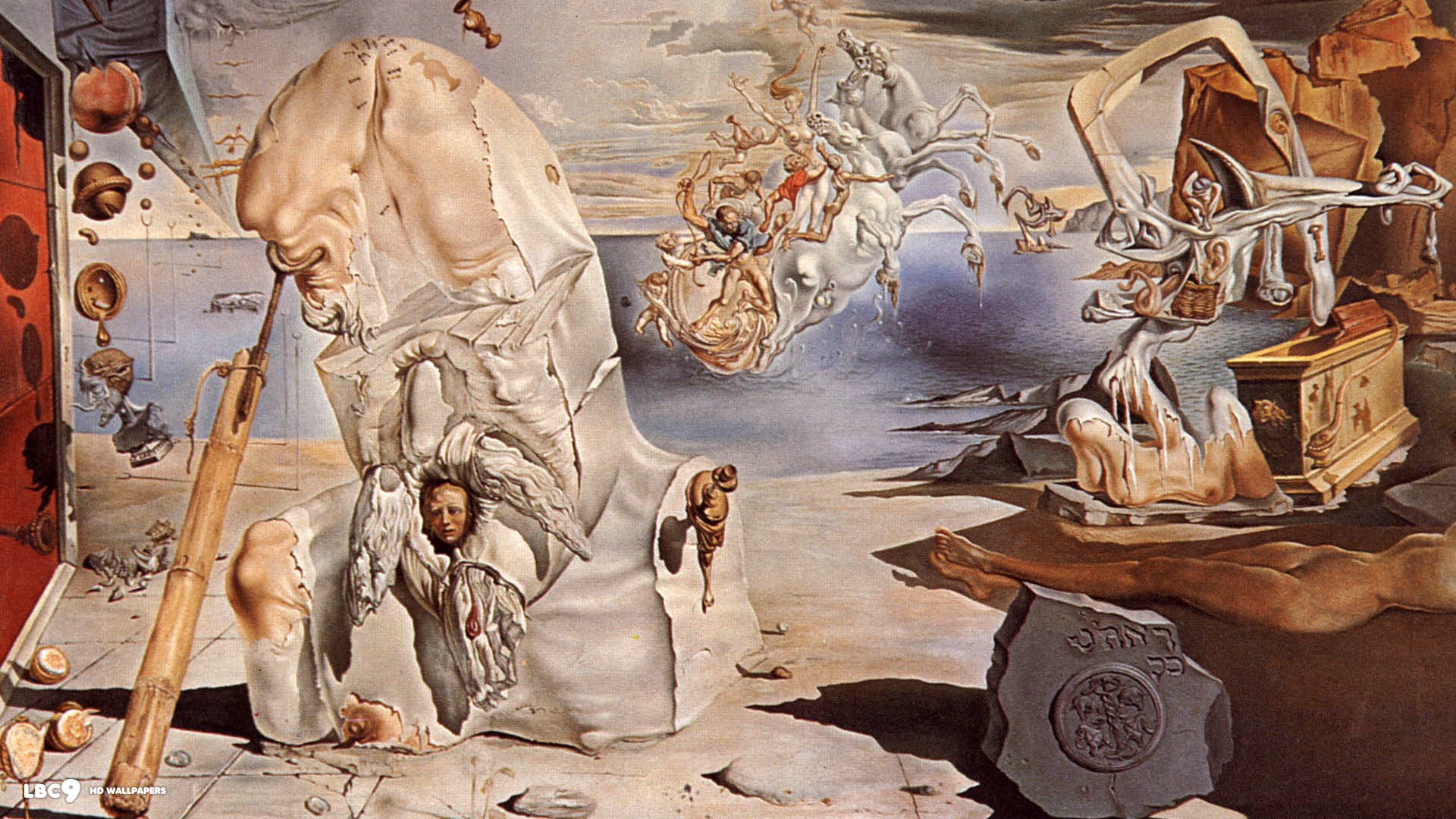 General 1920x1080 Salvador Dalí Salvador Dalí painting fantasy art classic art surreal
