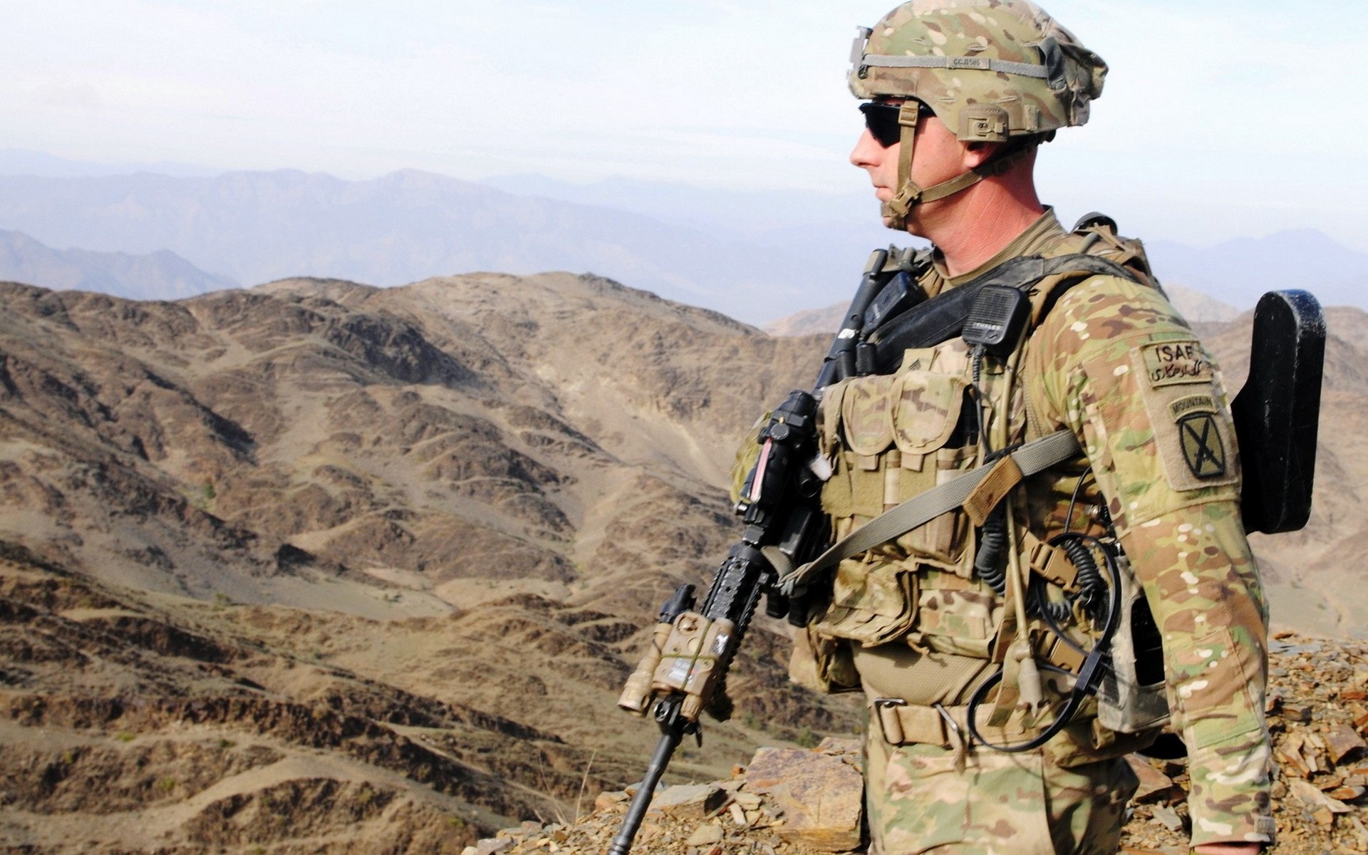 People 1920x1200 soldier camouflage men men outdoors assault rifle military landscape