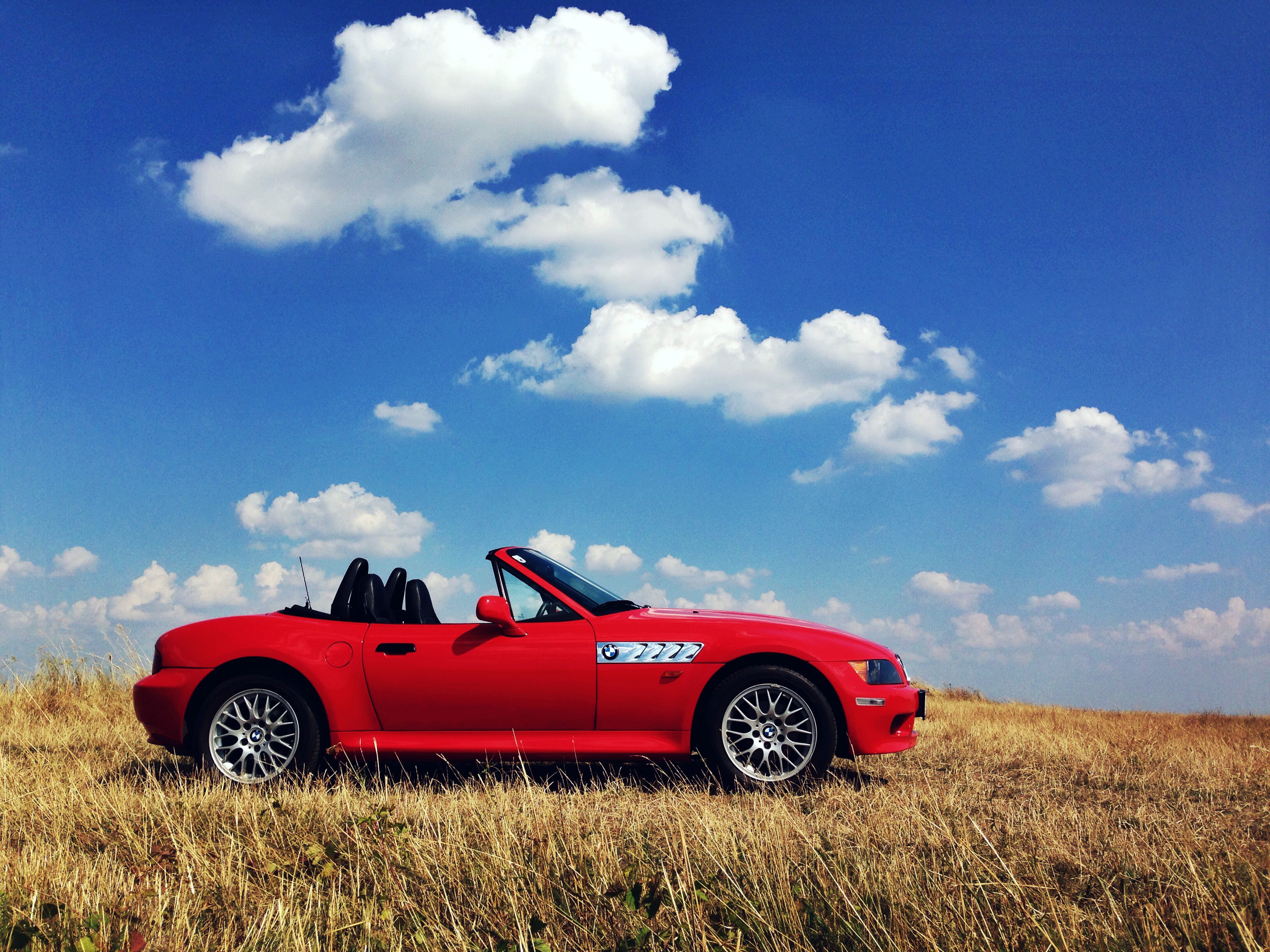 General 3264x2448 BMW BMW Z3 car cabrio red cars clear sky Roadster vehicle German cars convertible
