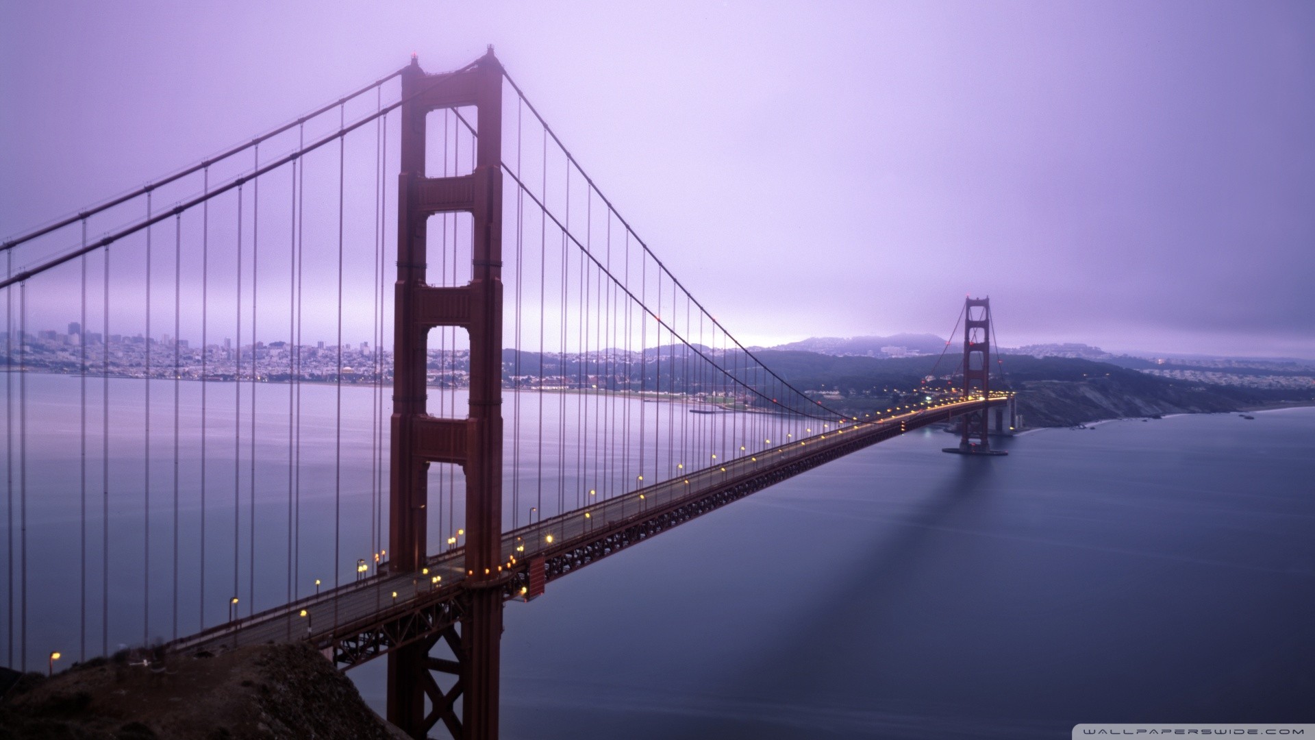 General 1920x1080 Golden Gate Bridge bridge river mist suspension bridge USA landmark