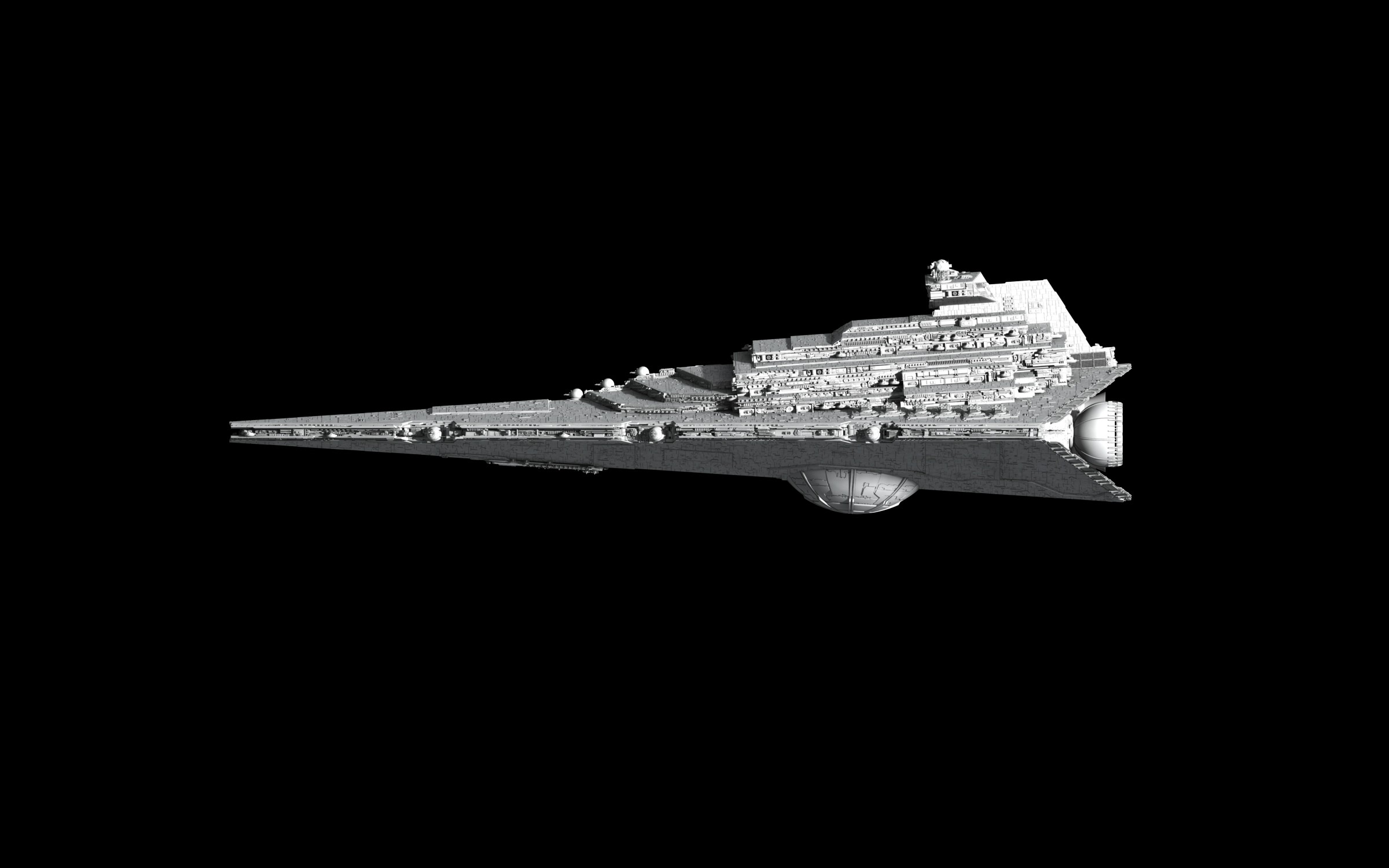 General 2400x1500 Star Wars spaceship Star Destroyer Star Wars Ships CGI Imperial Forces fractalsponge