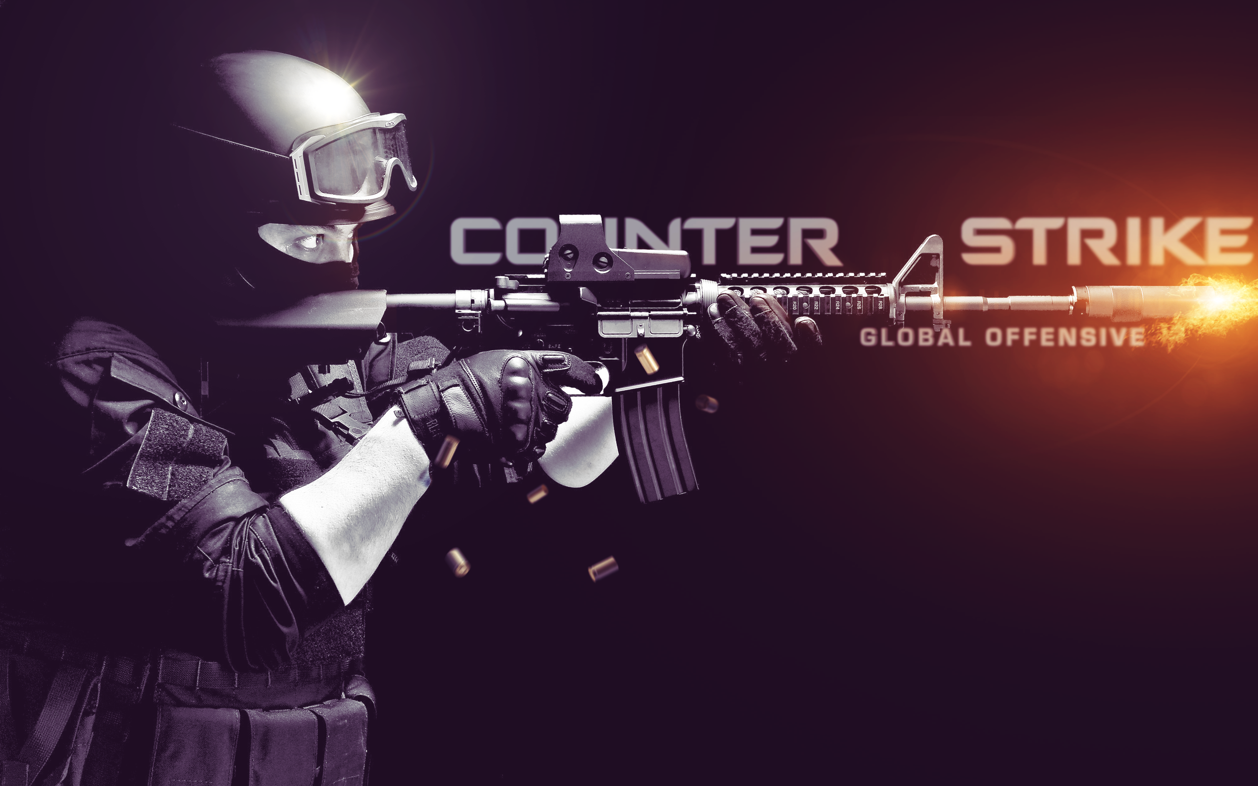 General 2560x1600 Counter-Strike: Global Offensive special forces video games assault rifle M4A1 PC gaming weapon
