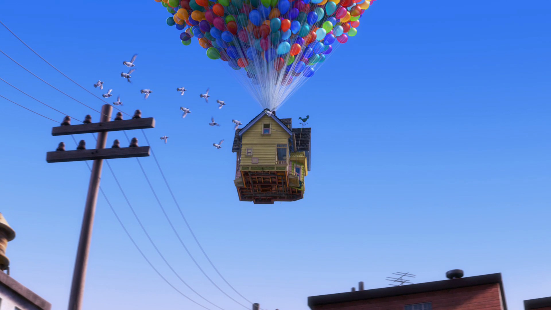 up movie animated house