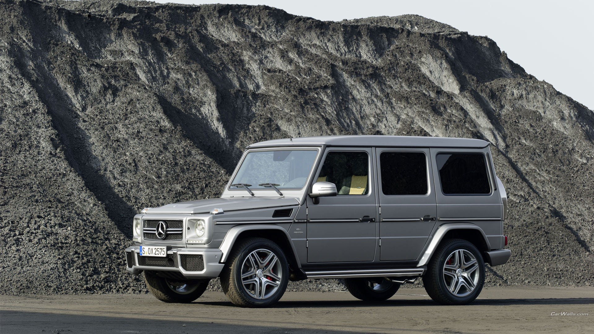 General 1920x1080 Mercedes-Benz G-Class Mercedes-Benz silver cars vehicle car numbers SUV German cars