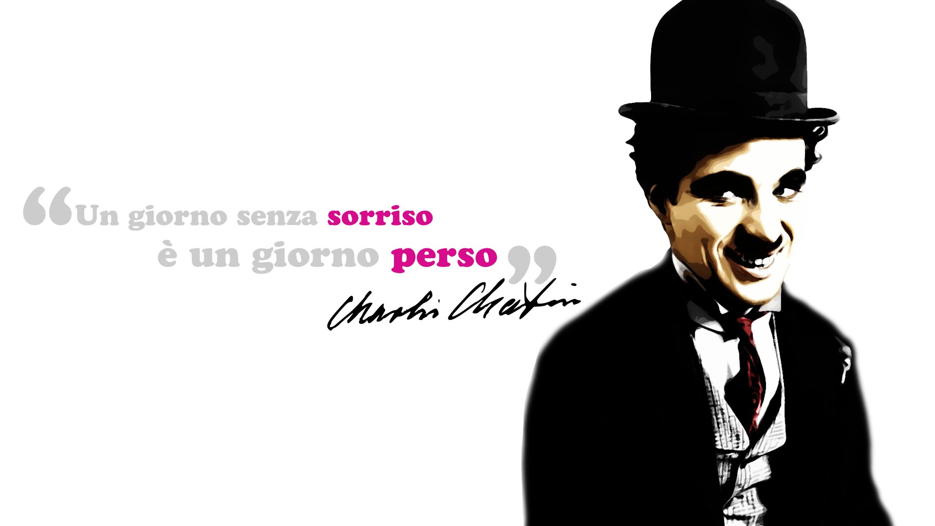 People 1920x1080 Charlie Chaplin quote typography men actor celebrity
