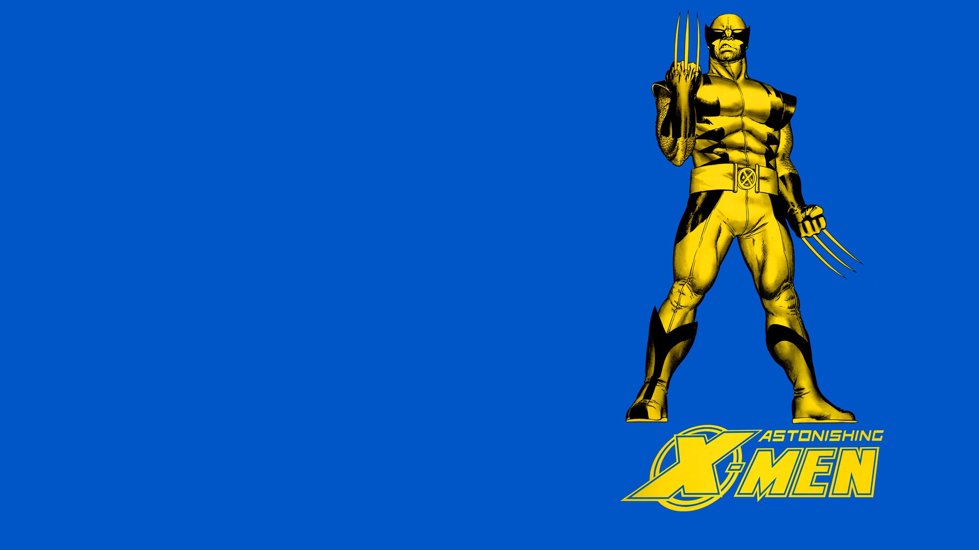 General 1920x1080 comics X-Men Wolverine digital art simple background text