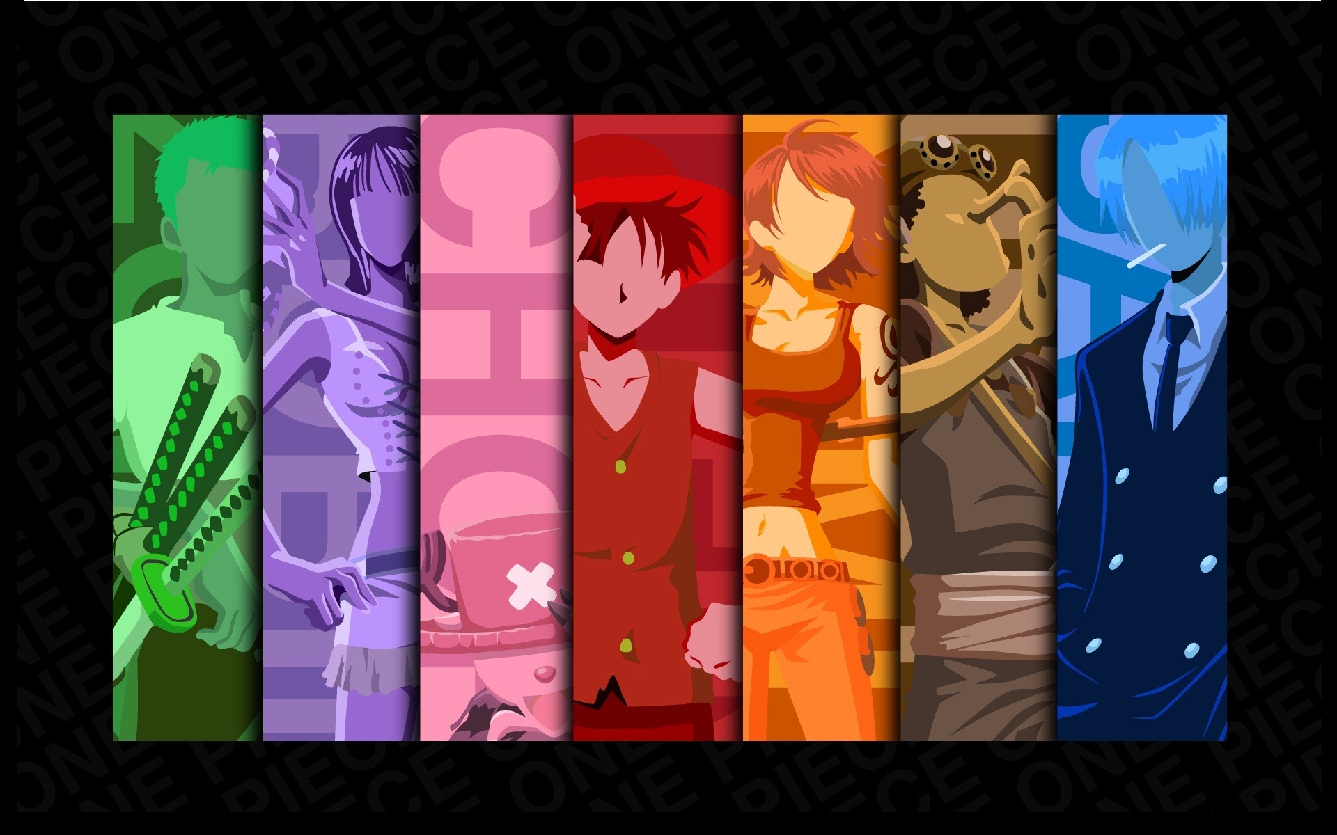 Anime 1920x1200 One Piece anime vectors panels collage anime boys anime girls sword tie weapon
