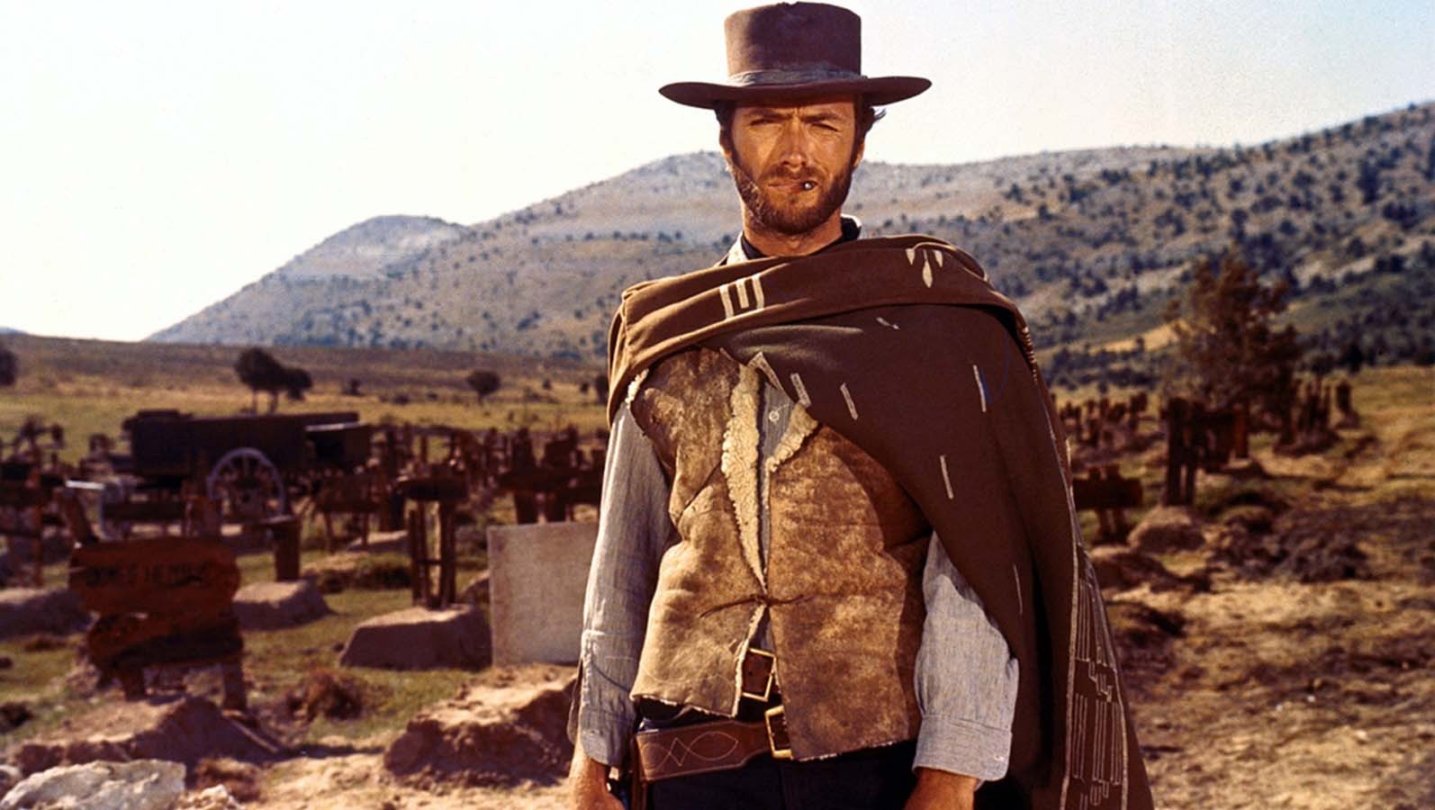 People 1594x900 movies The Good  The Bad and The Ugly Clint Eastwood western movie characters film stills cowboys cowboy hats actor ponchos men