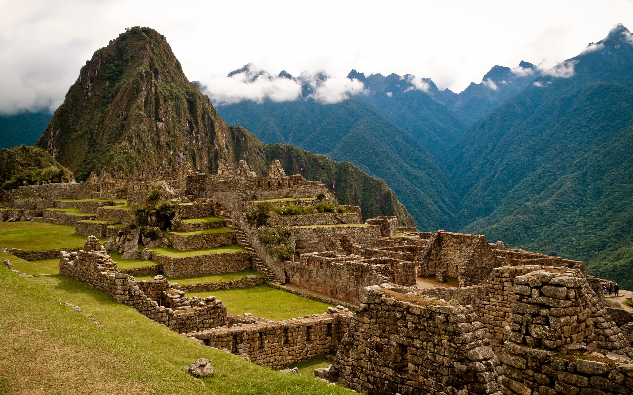 General 2560x1600 landscape ruins mountains Inca Peru South America Machu Picchu ancient history World Heritage Site landmark