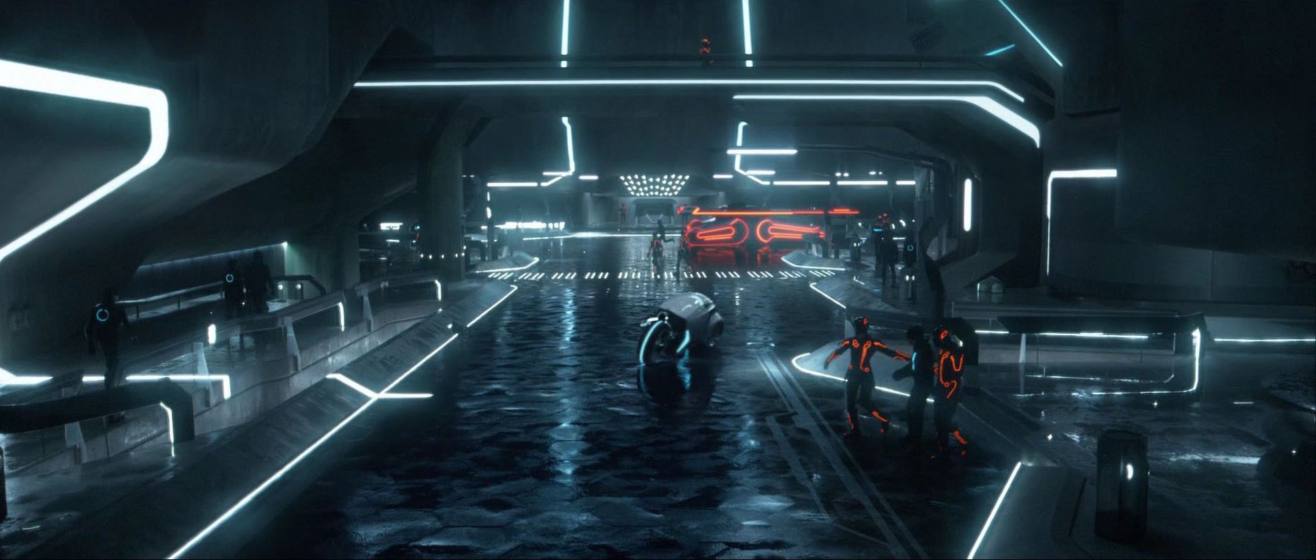 General 1917x817 movies CGI Tron: Legacy neon science fiction