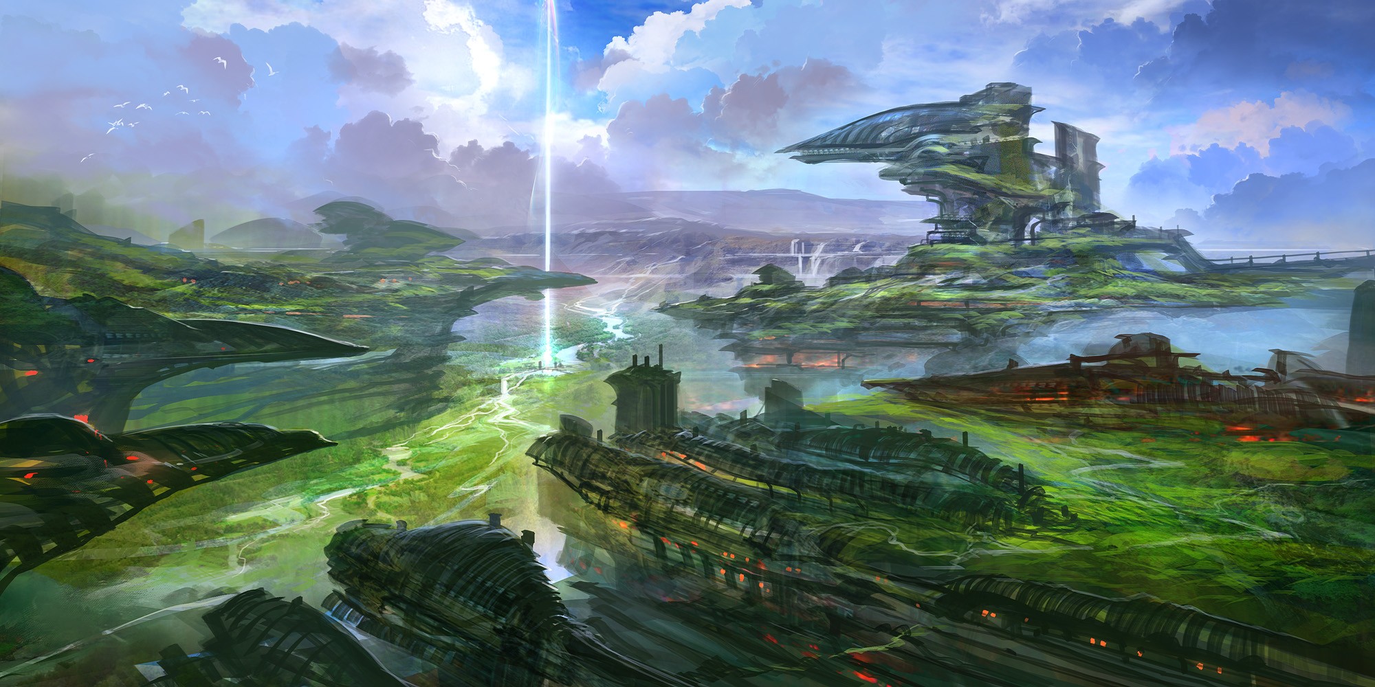 General 2000x1000 Chrono Cross artwork digital art fantasy art video games feng zhu video game art