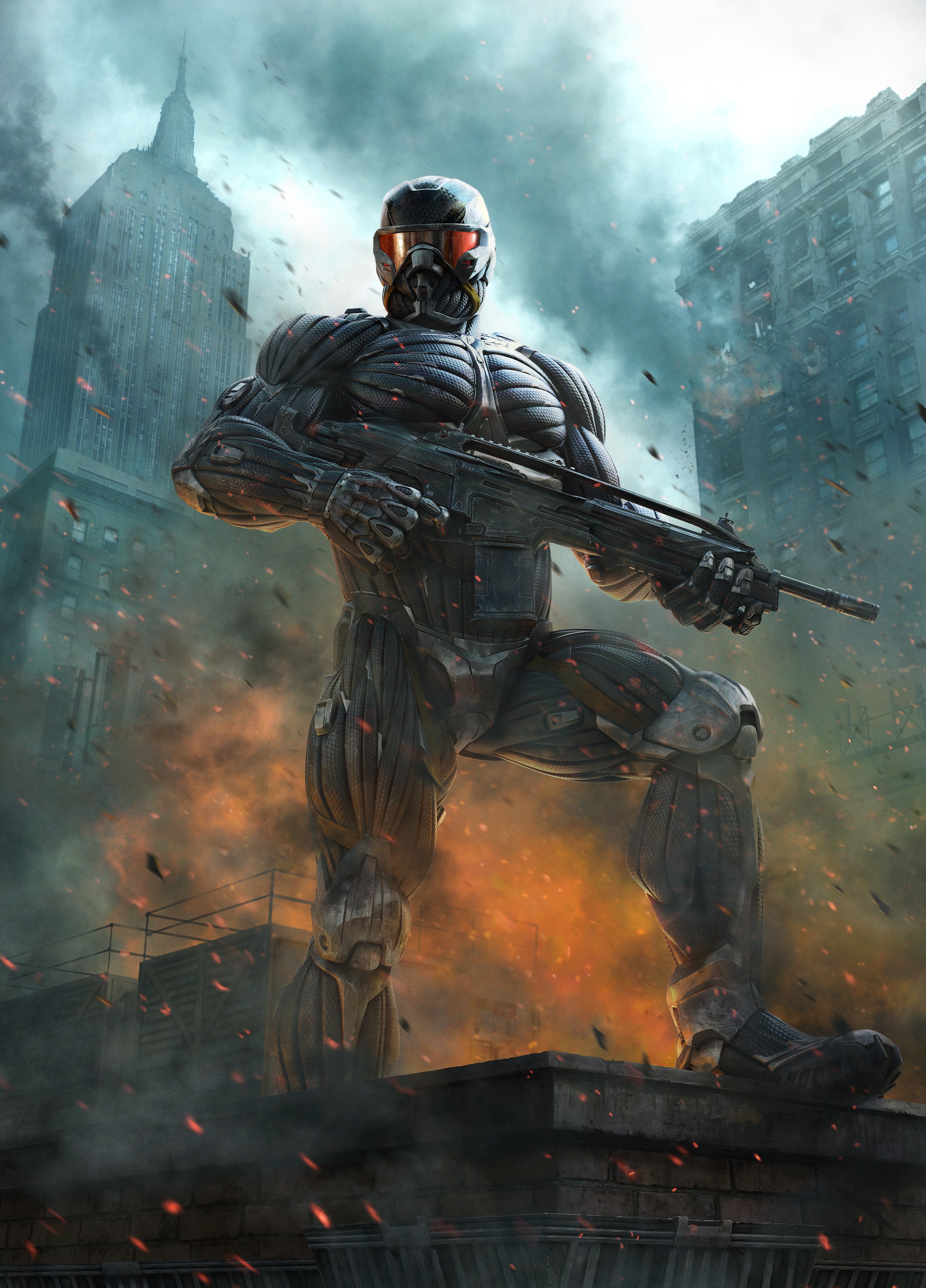 General 2875x4000 Crysis Crysis 3 video games science fiction weapon video game art