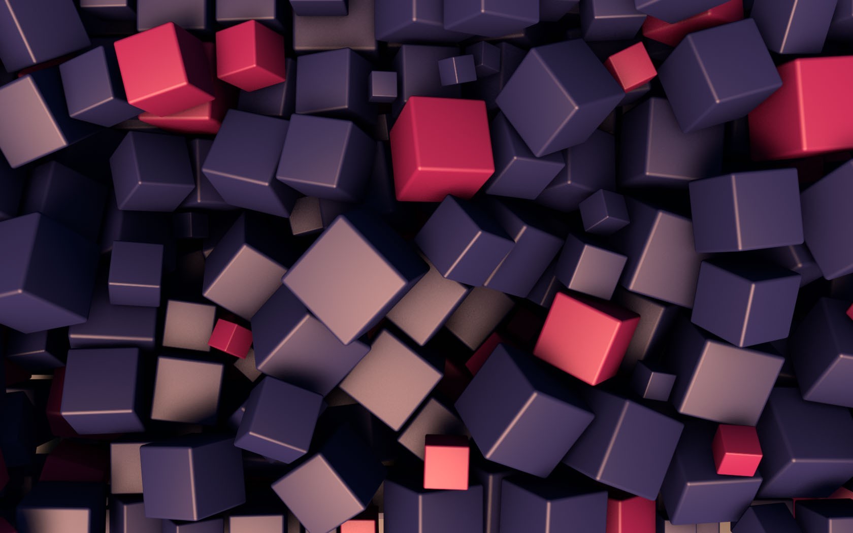 General 1680x1050 cube digital art abstract 3D Blocks CGI 3D Abstract