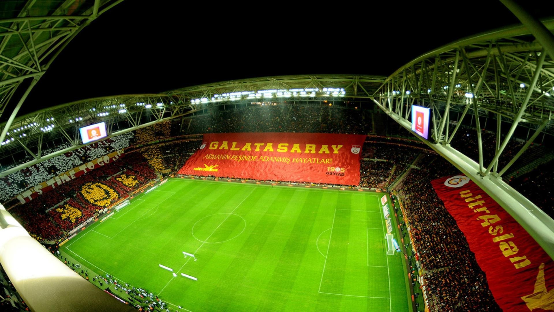 General 1920x1080 Galatasaray S.K. soccer Turkey stadium arena sport