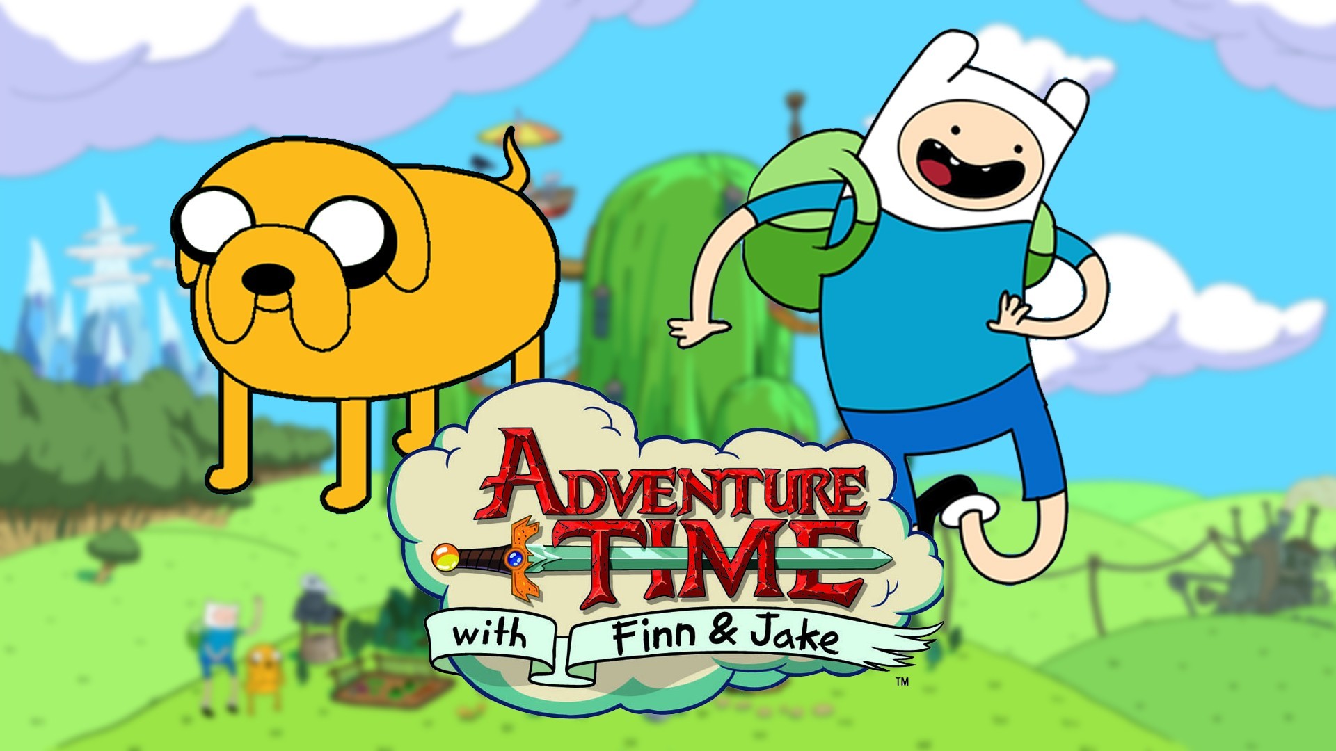 General 1920x1080 Adventure Time Finn the Human Jake the Dog TV series digital art