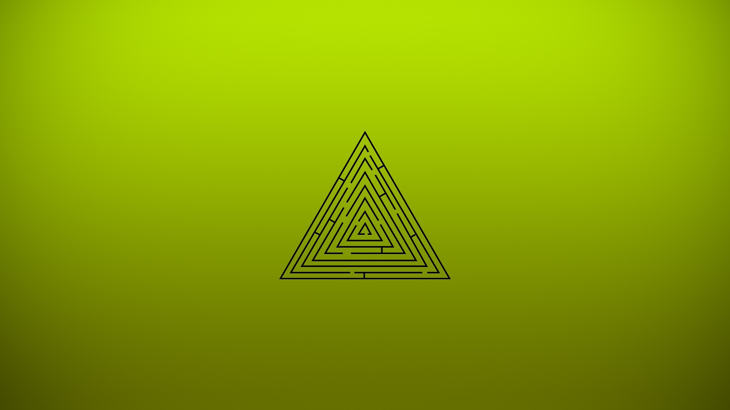 General 2560x1440 shapes simple background maze triangle minimalism geometric figures