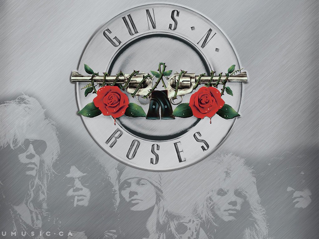 General 1024x768 Guns N' Roses music men gun rock bands rose flowers band