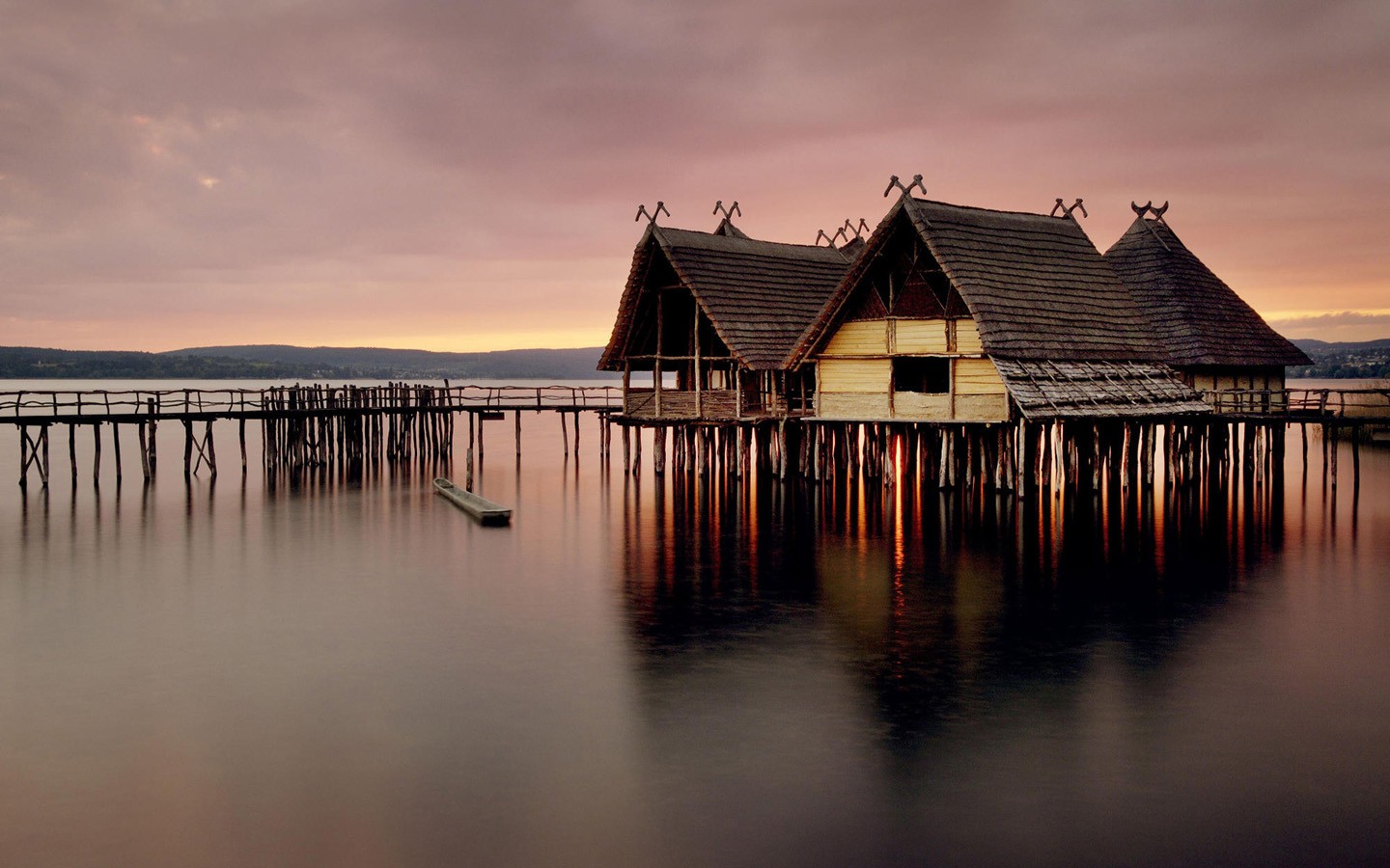General 1440x900 lake Germany Baden-Württemberg water outdoors hut Lake Constance archeology