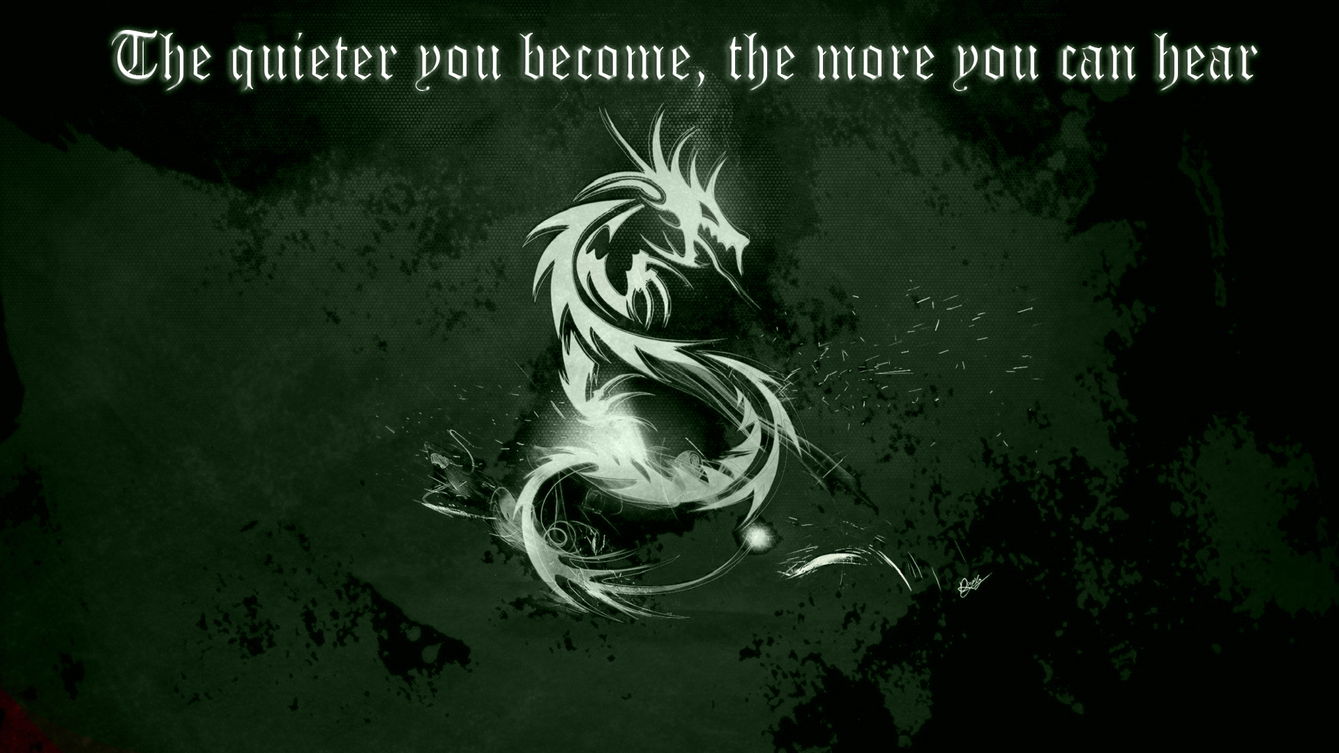 General 1920x1080 quote typography dragon abstract Kali Linux NetHunter hacking