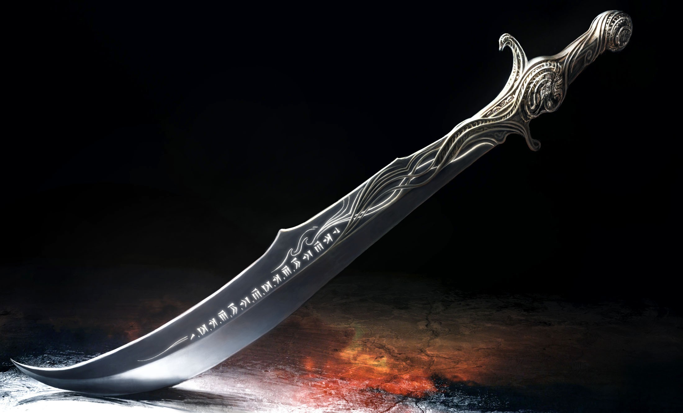 General 2200x1332 sword Prince of Persia: The Two Thrones video games weapon Ubisoft simple background black background