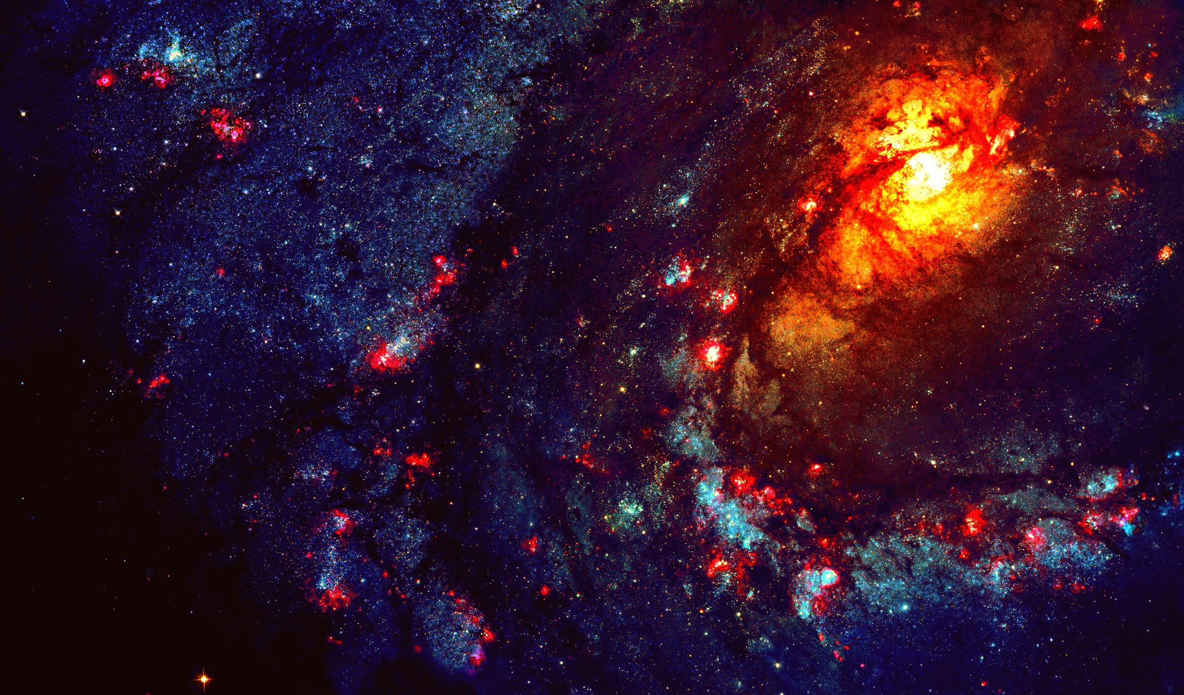General 2400x1410 universe galaxy space space art digital art