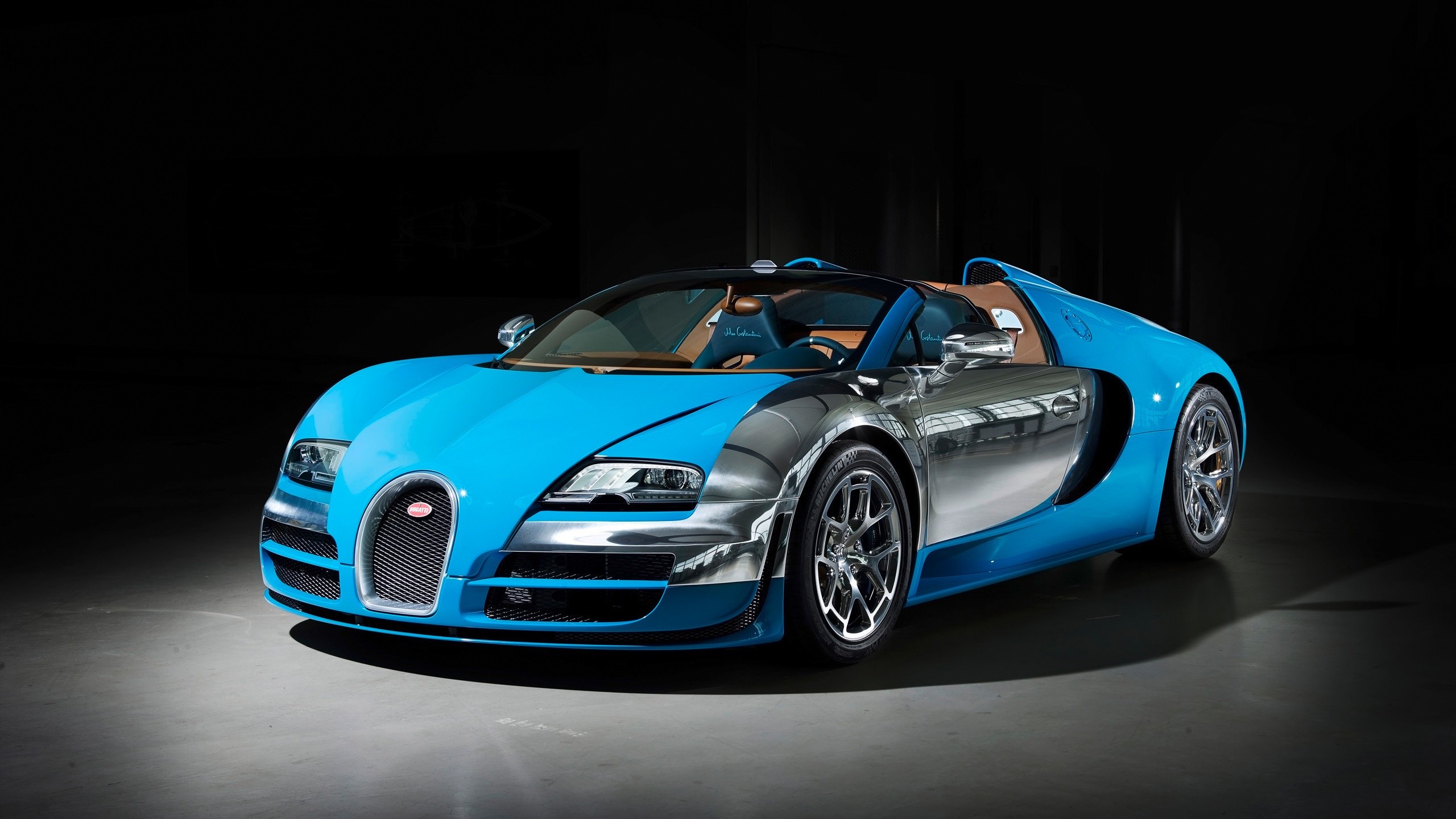 General 2560x1440 car Bugatti blue cars vehicle Bugatti Veyron French Cars Volkswagen Group Hypercar